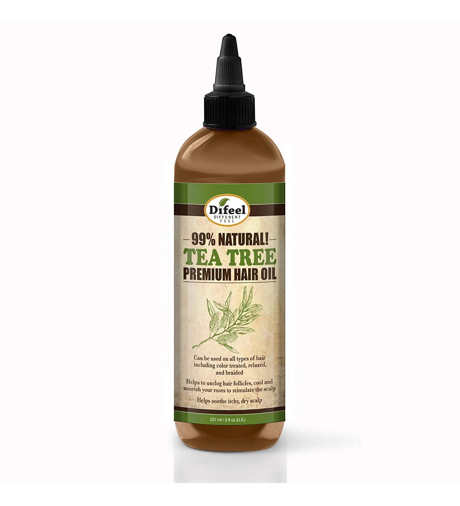Difeel 99% Natural Premium Tea Tree Hair Oil 7.78 oz - Pack of 4 - Buy Online on SooperMarket.com
