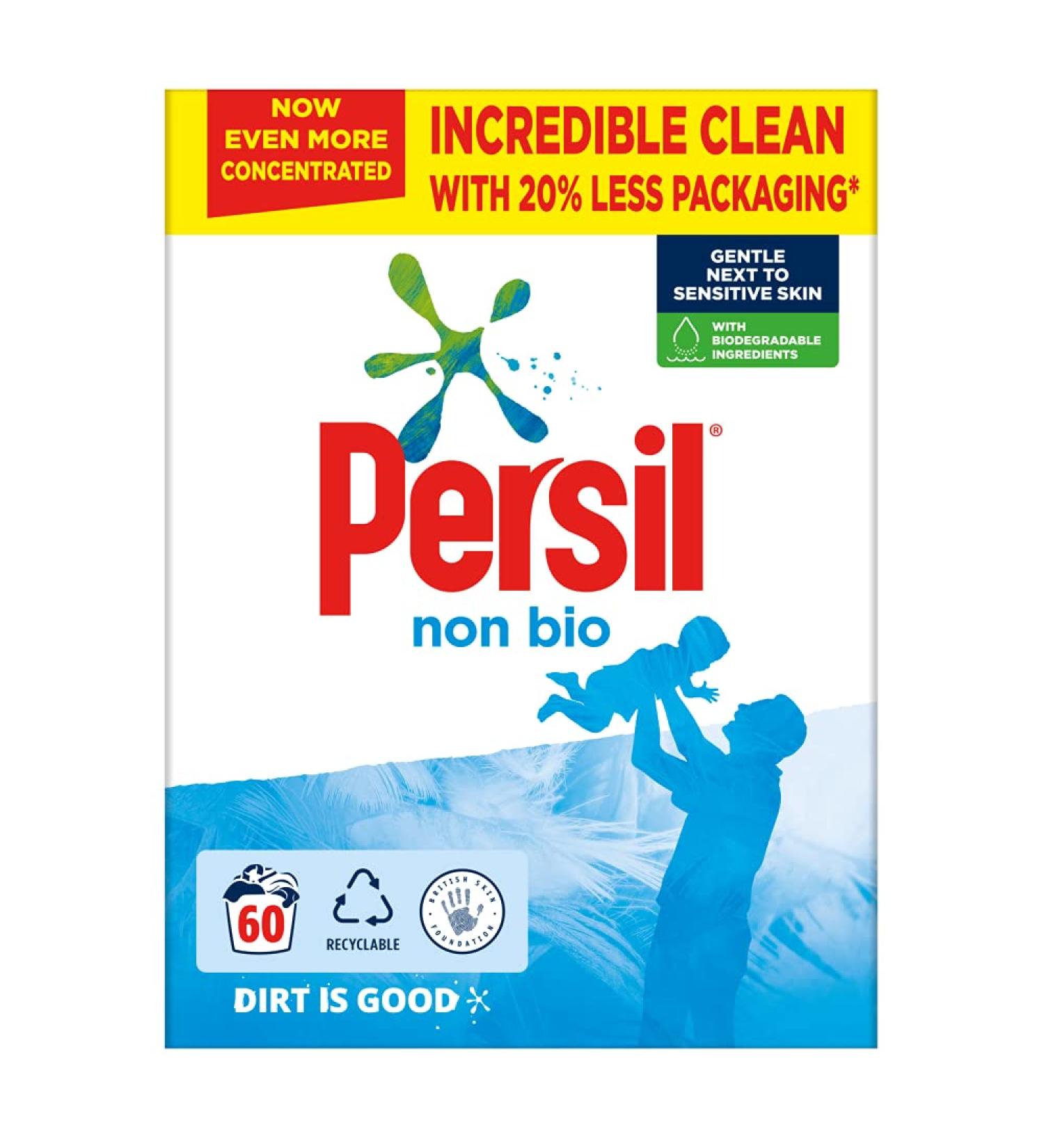 Persil Non Bio Washing Powder 60 Wash 3 kg