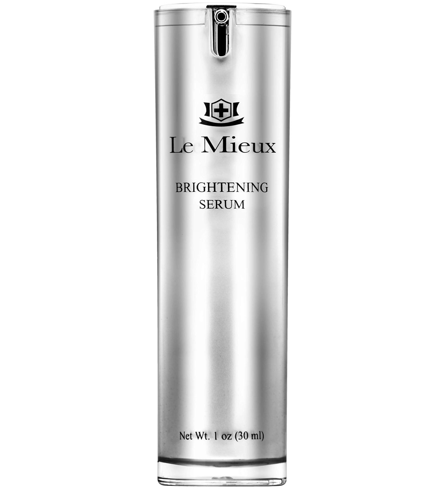 Le Mieux Brightening Serum - Azelaic Acid & Peptide Serum for Face Powerful Facial Serum for Glowing Skin Help Minimize Dark Spots & Uneven Tone Glowing Skin No Parabens or Sulfates (1 oz / 30 ml)