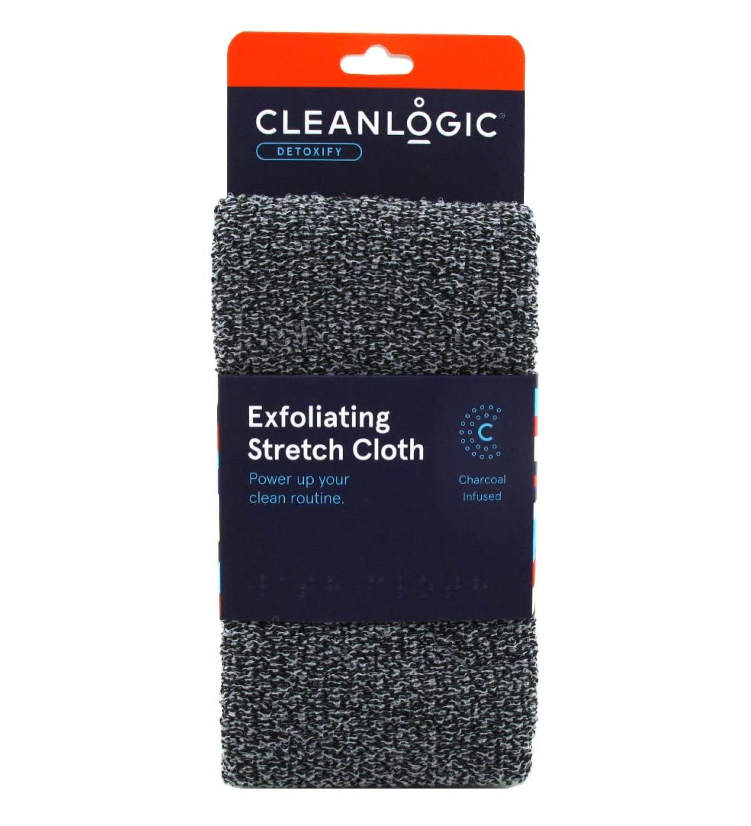 Clean Logic Detox Charcoal Stretch Wash Cloth - Pack of 2 - Buy Online on SooperMarket.com