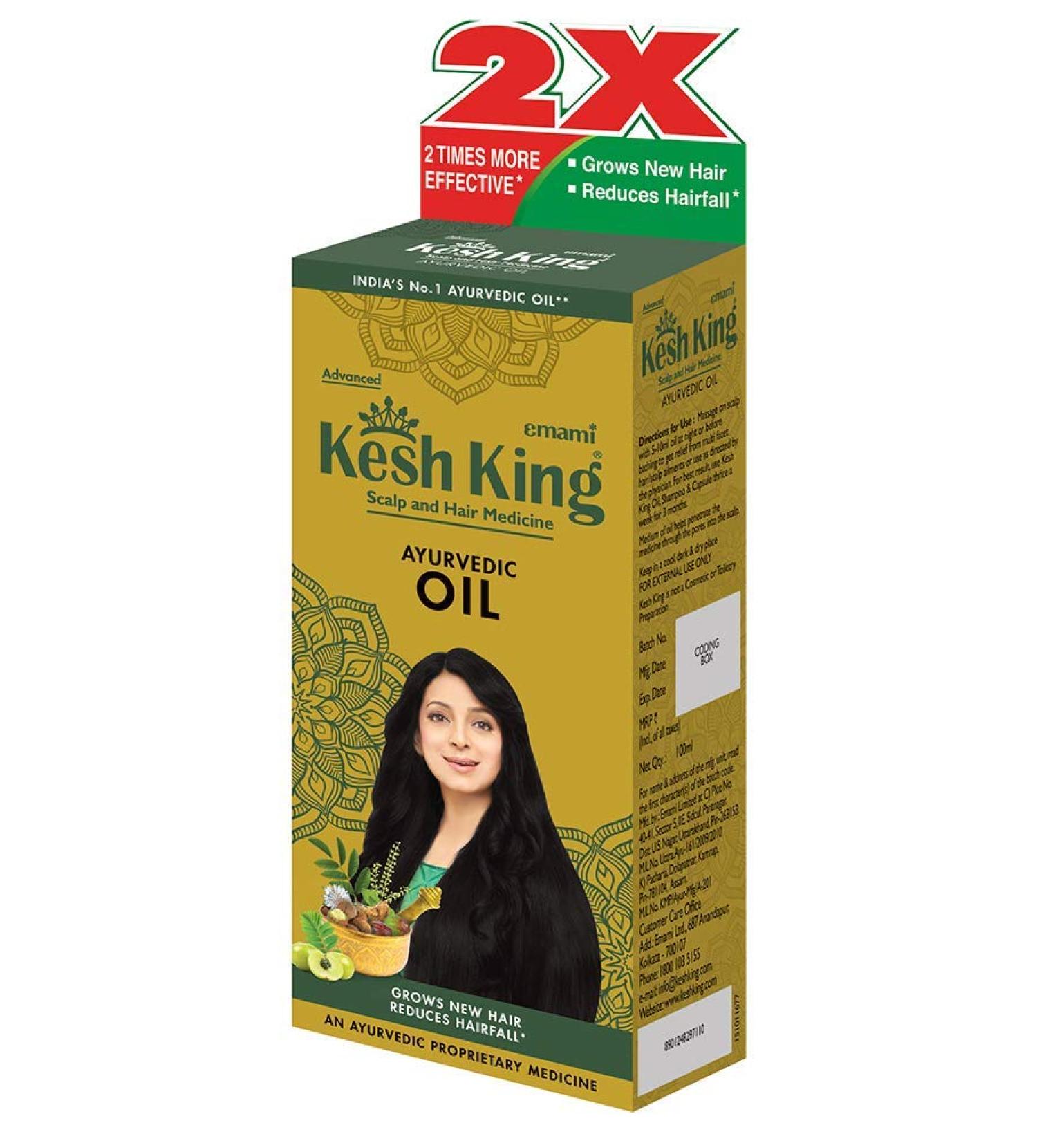 Kesh King Ayurvedic Hair Oil 100ml - Natural Hair Care Solution - Buy Online on SooperMarket.com