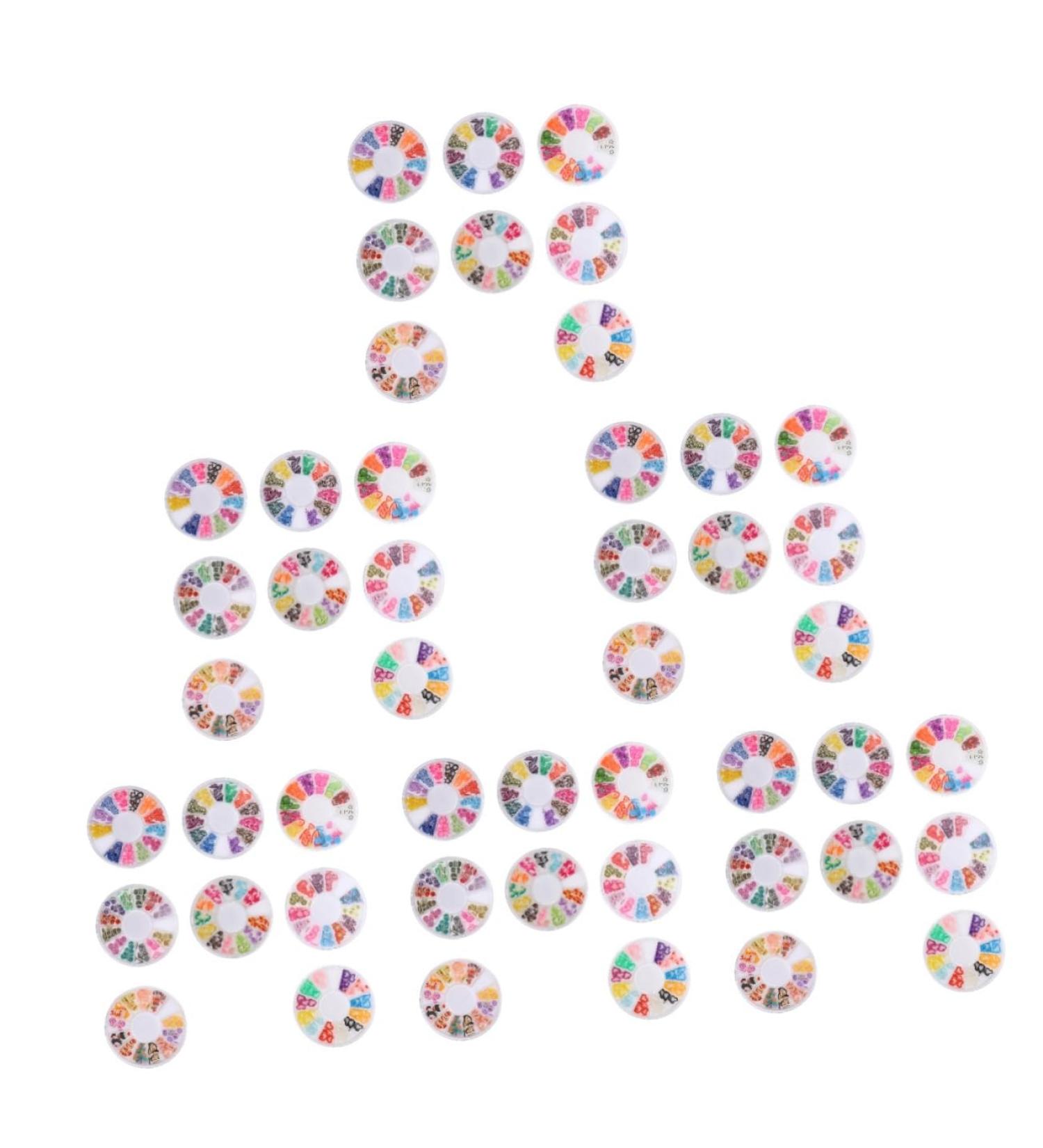 Healeved 48 Boxes Soft Pottery Nail Accessories Charms Clay Diy Patch Nail Decoration Fruit Slices for Nail Art Diy Craft Flatback Nail Embellishments Cartoon Nail Flakes Polymer Clay 3d - Buy Online on SooperMarket.com