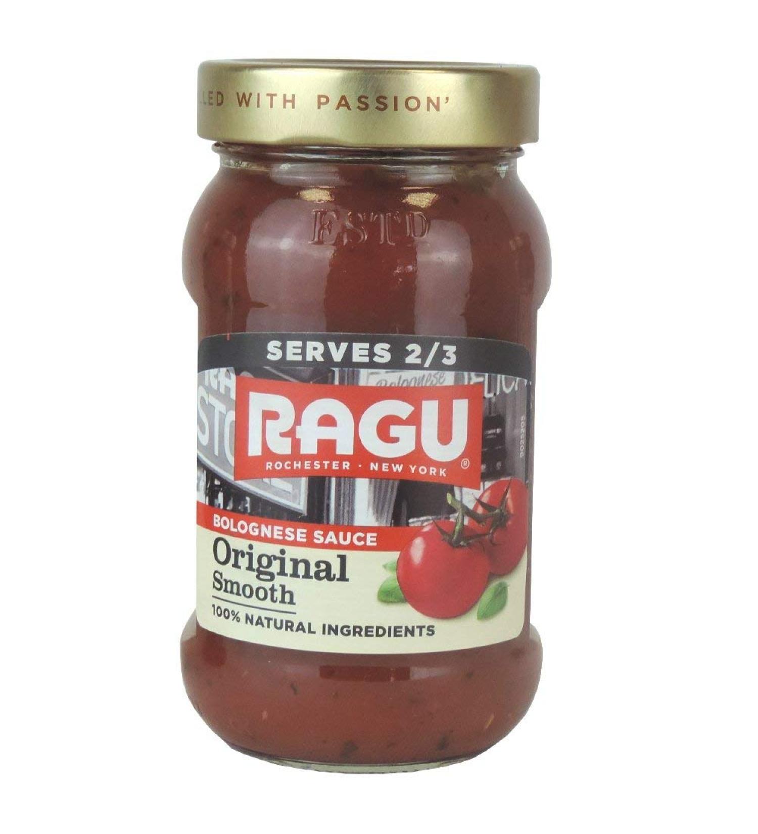 Ragu Original Smooth Sauce 500g - Set of 6 M81707C