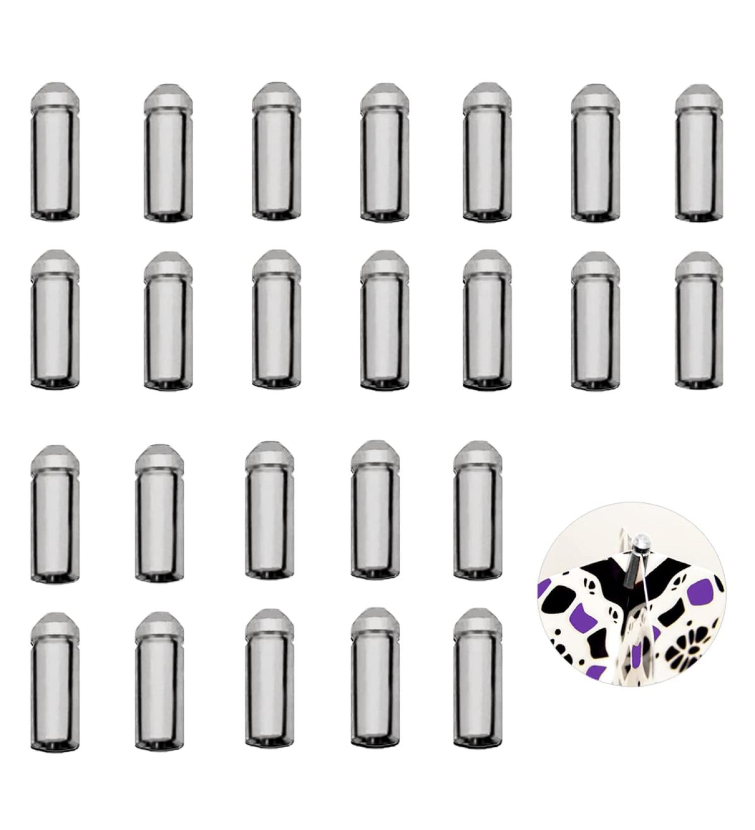 LNQ LUNIQI 24 Pcs Aluminum Dart Flight Wing Savers - 90 Degree Fixed Protectors for Professional Dart Competition - Buy Online on SooperMarket.com