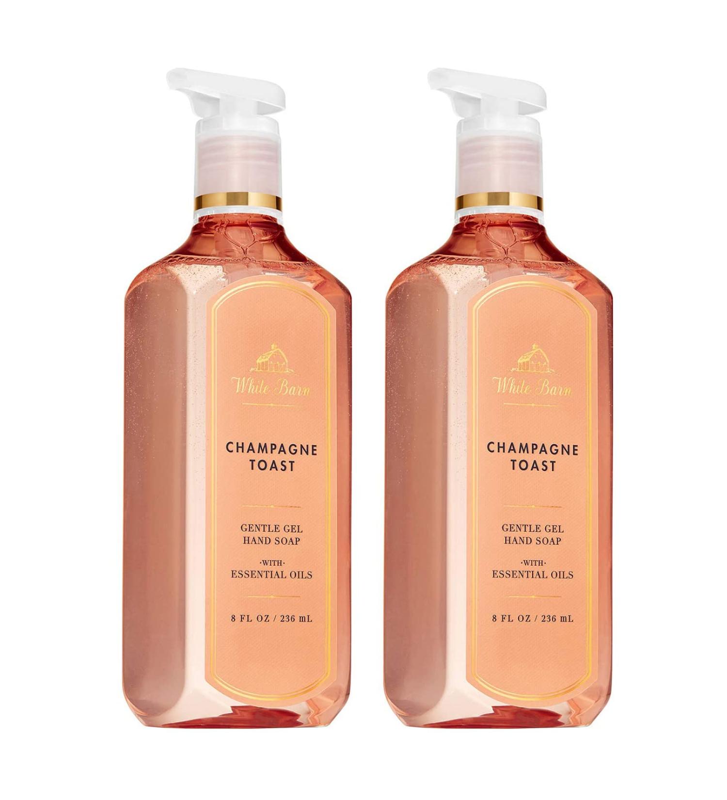 Bath & Body Works Champagne Toast Deep Cleansing Hand Soap 2 Pack 8 oz. (Champagne Toast)