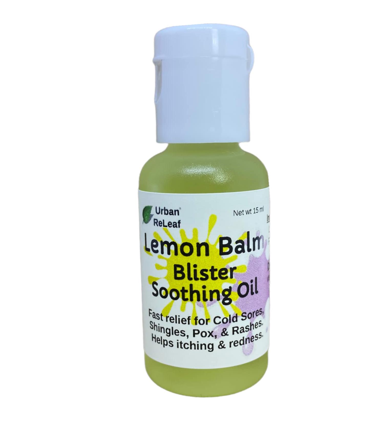 Urban ReLeaf Lemon Balm - Fast Relief for Blisters, Rashes, Bumps, and Bug Bites | 100% Natural | Made Fresh in the USA - Buy Online on SooperMarket.com