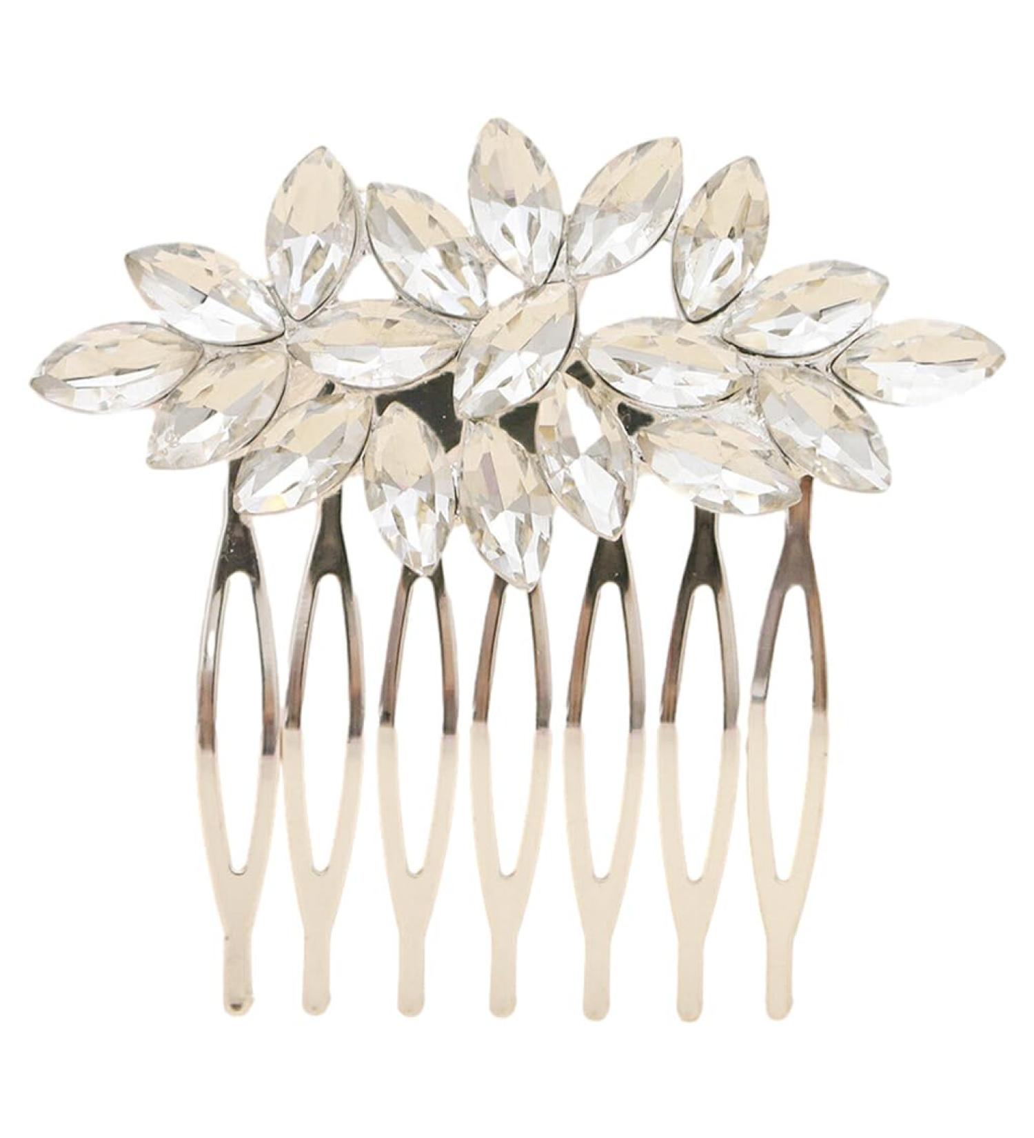 BEALIFE Delicated Gifts For Brides Elegant Wedding Hair Combs Sturdy And Durable Alloy Bride Wedding Hair Comb Made With Alloy - Buy Online on SooperMarket.com