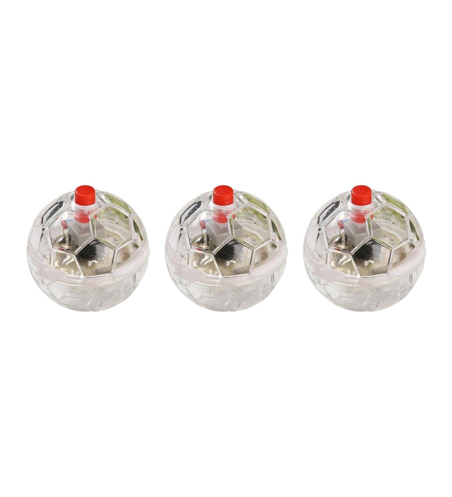 3 Pcs LED Flashing Balls Light Up Cat Dog Balls Flashing Elastic Ball Pet Color Light Play Jumping Interactive Ball Interactive Toys Pet Color Light Ball Interactive Toys for Cats Dogs(Clear) - Buy Online on SooperMarket.com