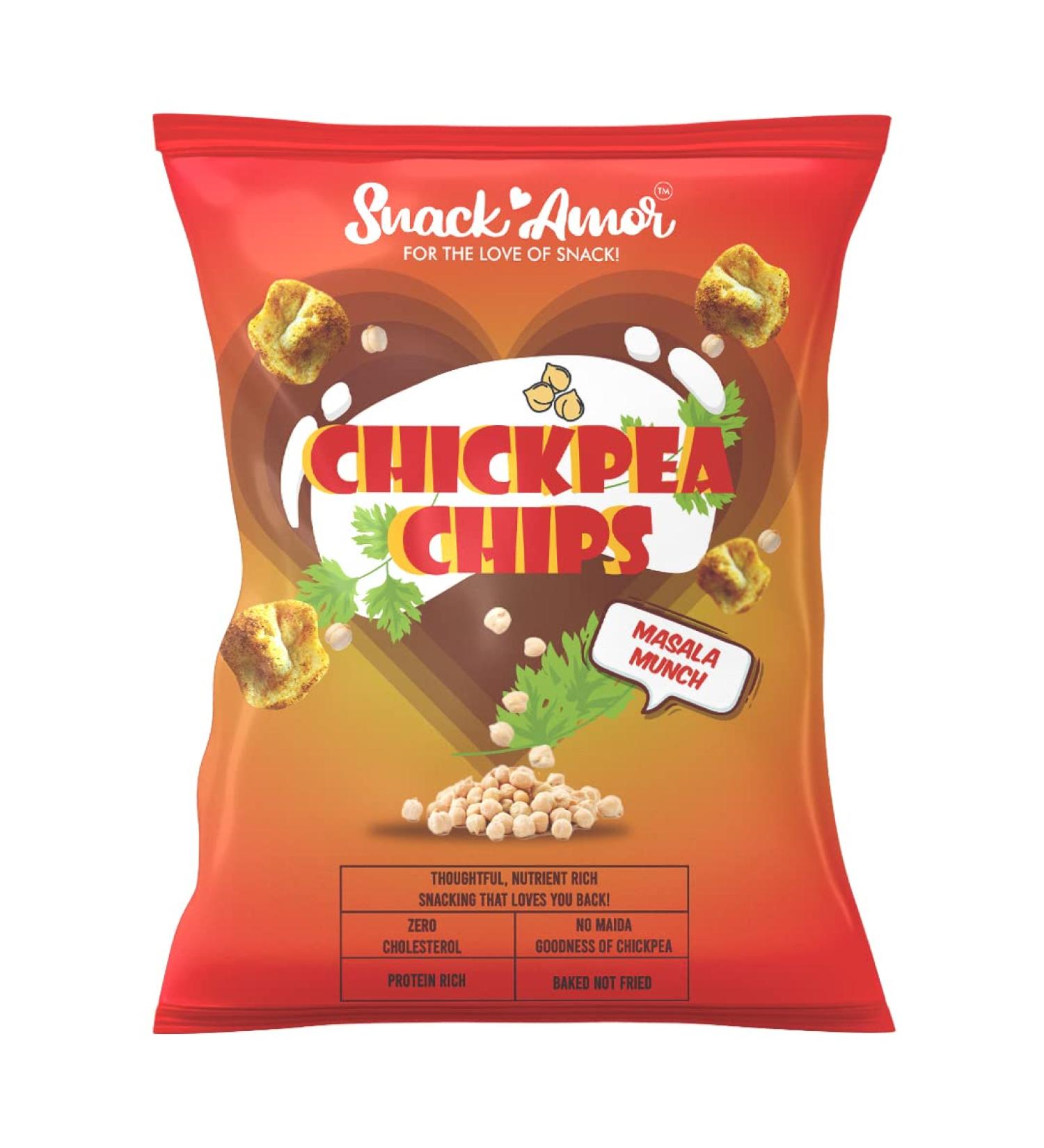 SnackAmor Chickpeas Chips 26gm - Buy Online on SooperMarket.com