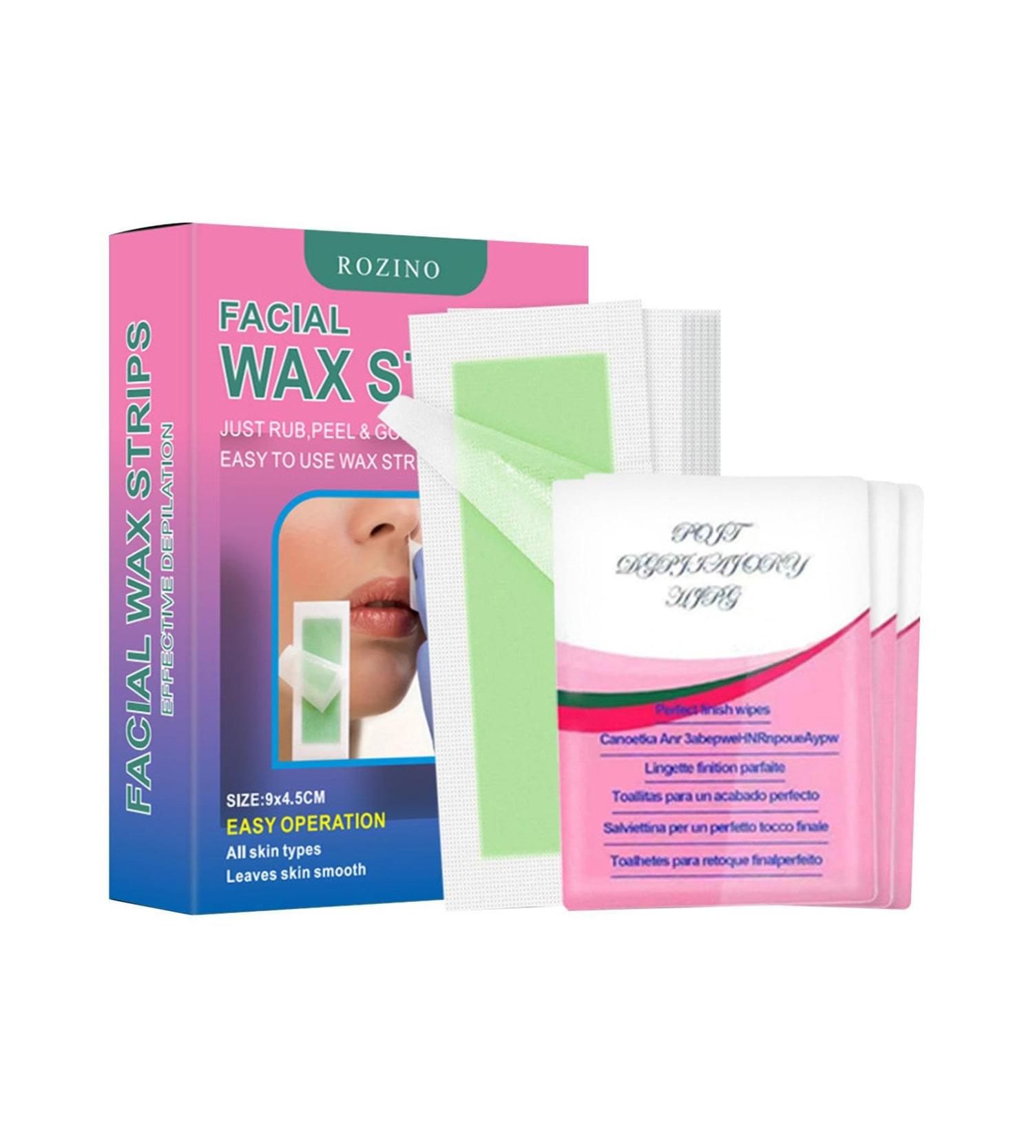 Beeswax Hair Removal Wax Strips | Painless & Durable Facial Hair Remover | Shop Now for Worldwide Shipping - Buy Online on SooperMarket.com
