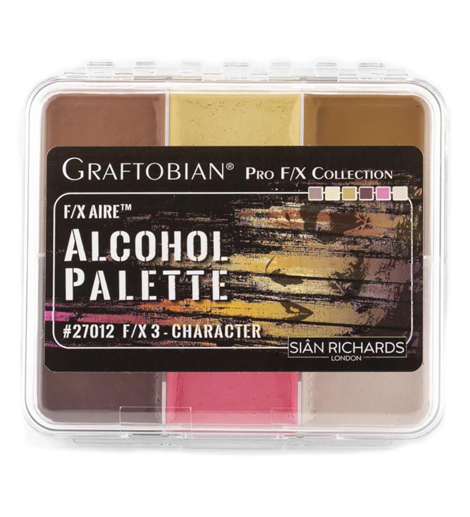 Graftobian F/X Aire Alcohol Activated Palette - SFX Makeup (F/X 3 - Character) - Buy Online on SooperMarket.com