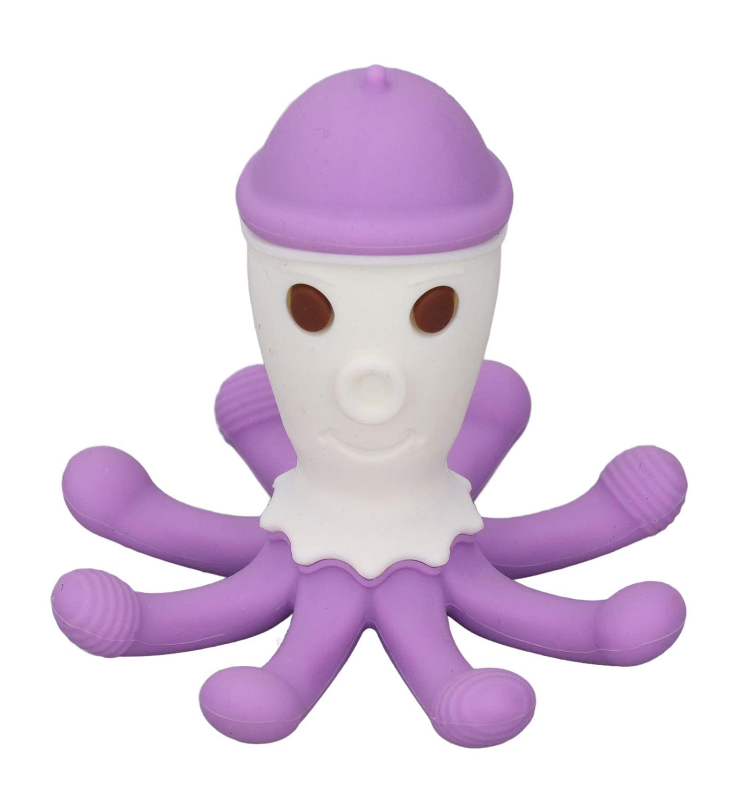 Soft Silicone Baby Calming Bite Ring Pacifier | Cute Caricature Teething Toy for Infants - International Shipping Available - Buy Online on SooperMarket.com