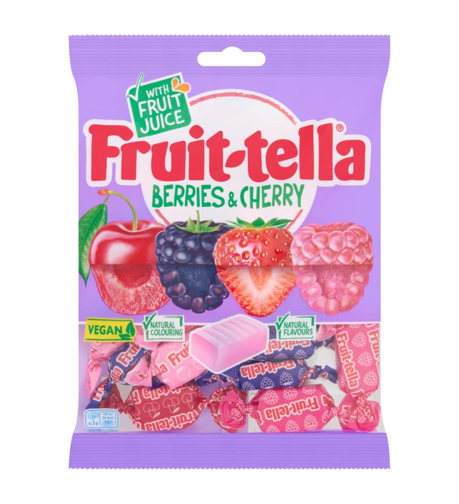 Fruittella Fruit-tella Berries & Cherry 170g