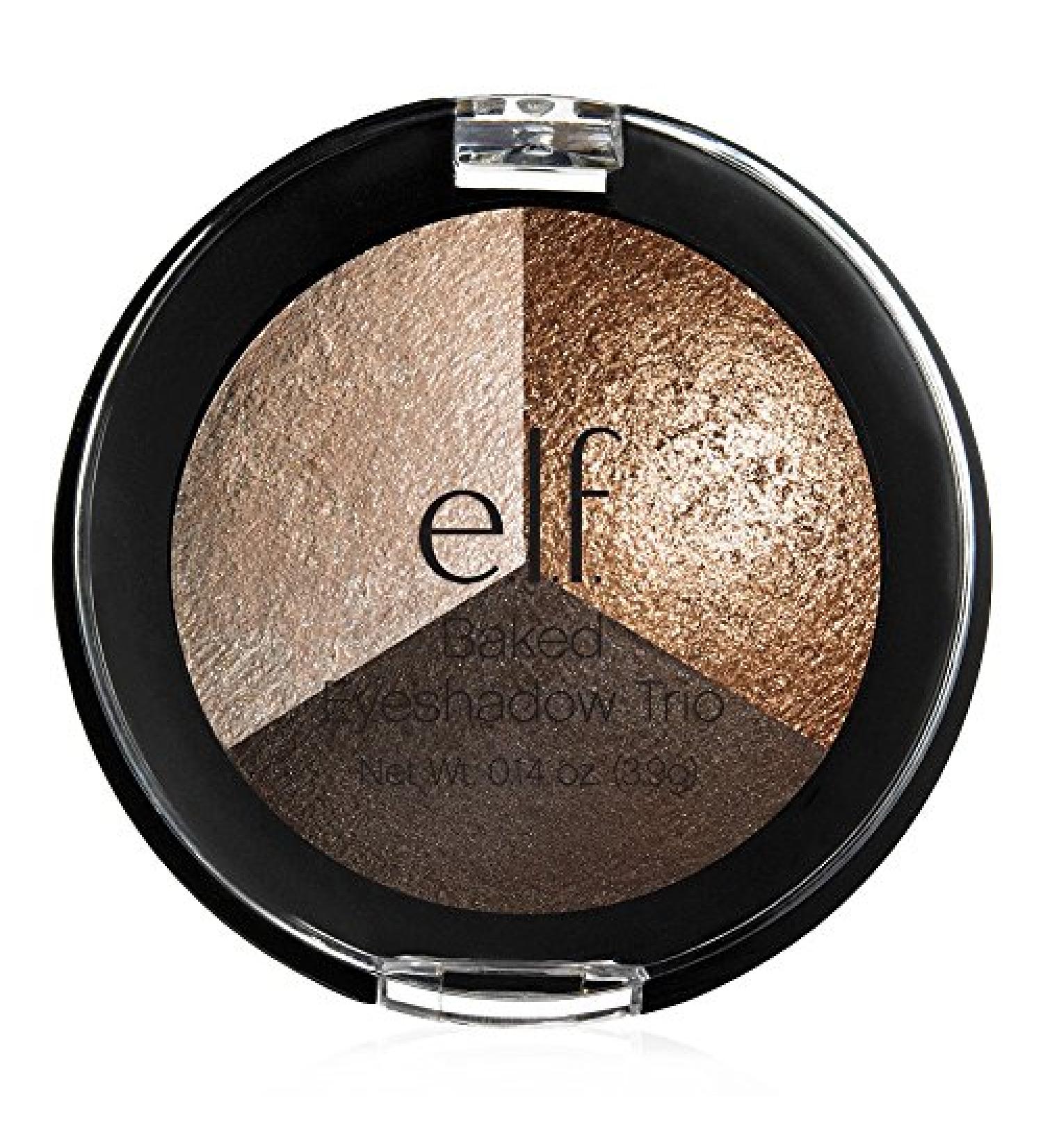 Elf Baked Eyeshadow Trio Brown Bonanza