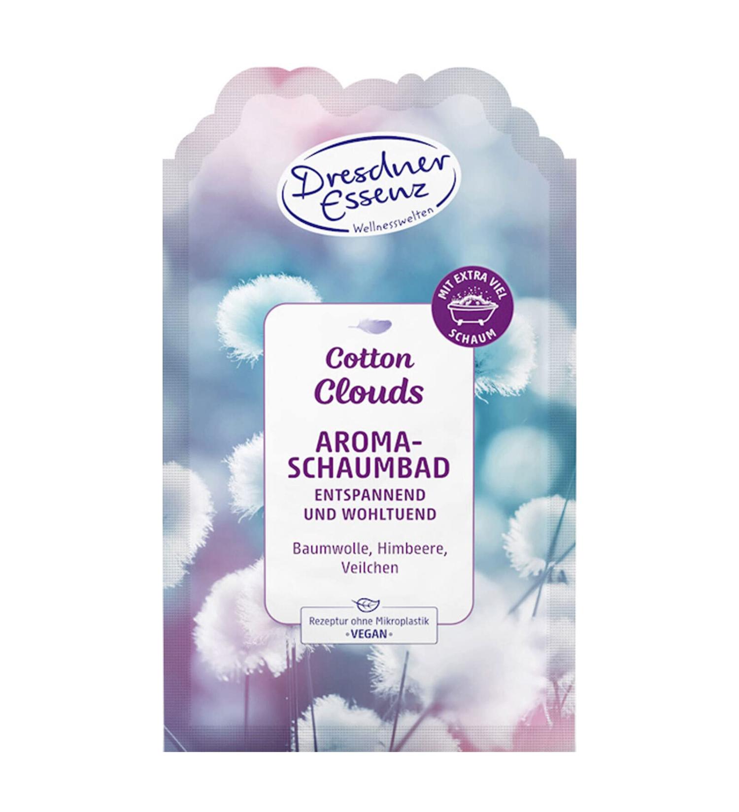 Dresdner Essenz Bubble Bath Cotton Clouds 40 ml Bath Additive vegan