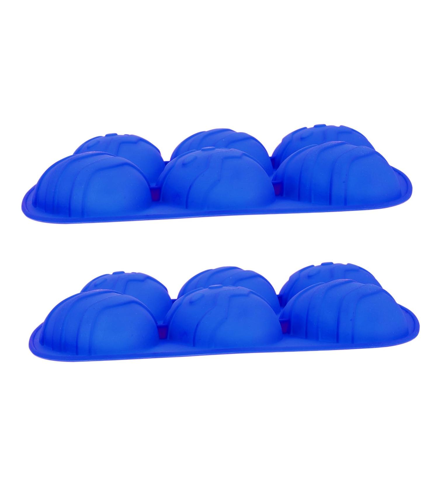 DECHOUS 2 Pcs Six Egg Mold Silica Gel 3D Gift Biscuit - Buy Online on SooperMarket.com
