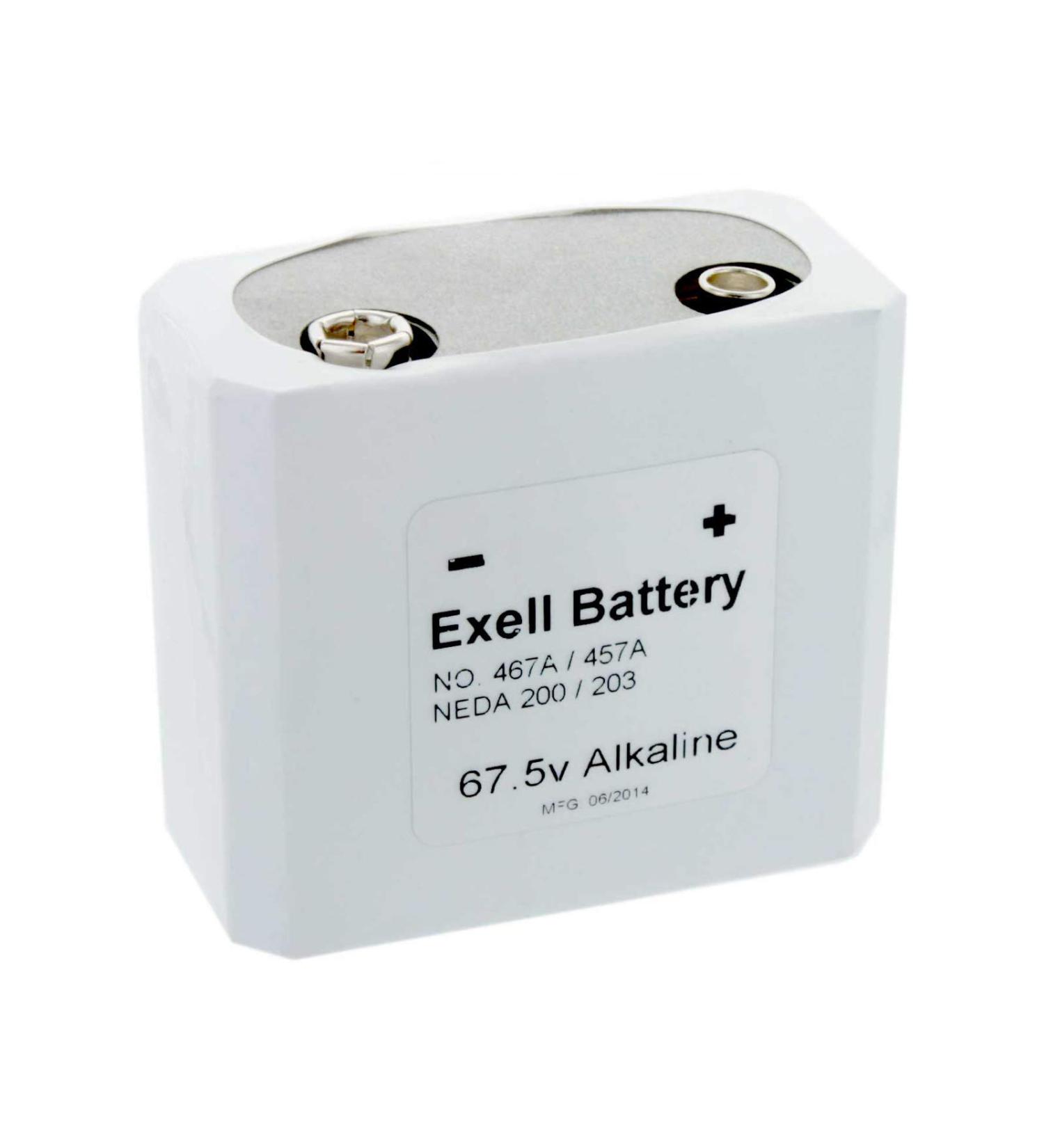Exell Battery 457/467 for Electro-Count Survey Meter RCA Victor 54B2 & BP-10 | International Shipping Available - Buy Online on SooperMarket.com