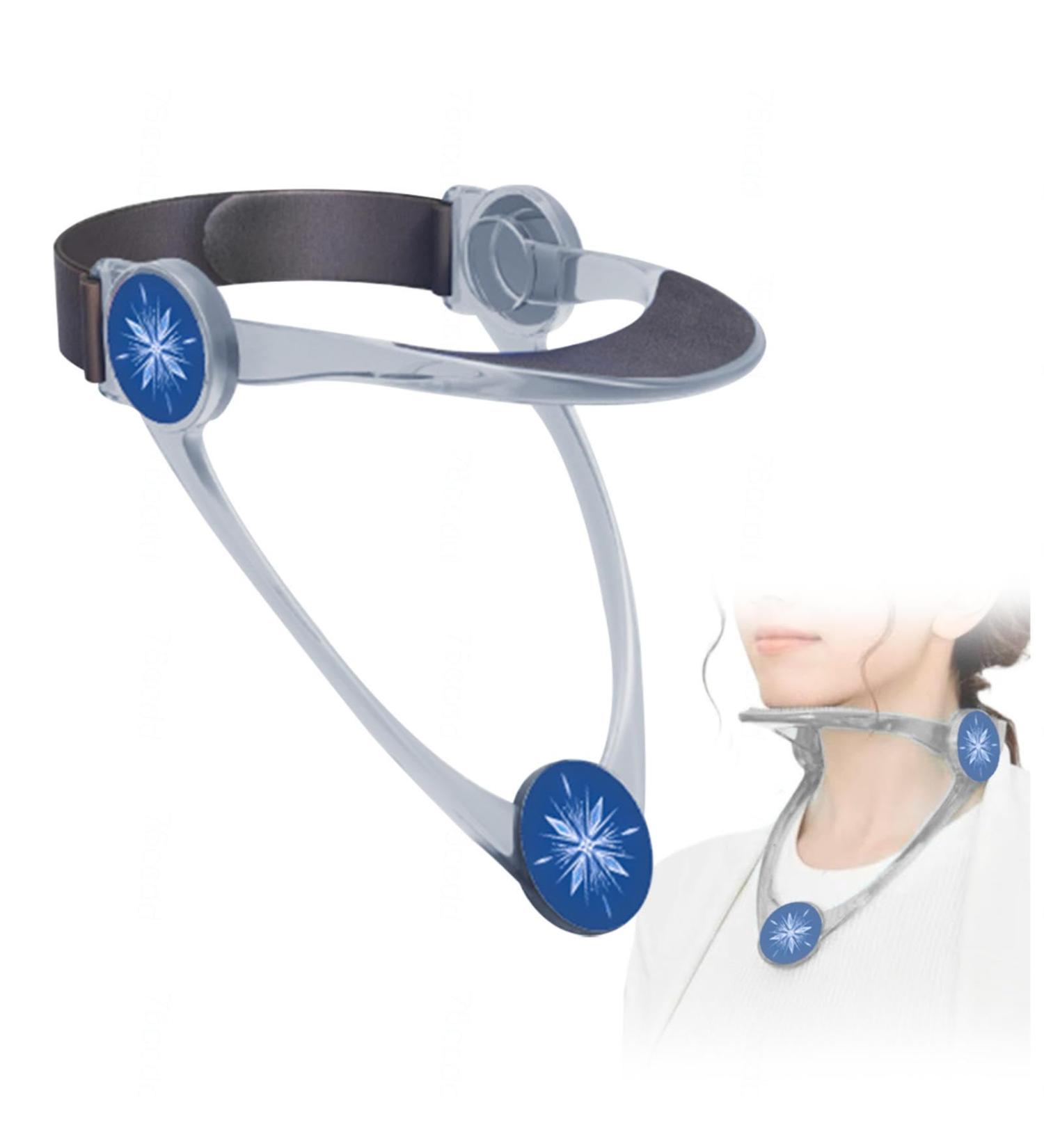 Orthopedic Neck Collar 360 Rotation Adjustment Travel Neck Support Folding Design Easy to Carry Neck Brace Suitable for Men Women Students - Buy Online on SooperMarket.com