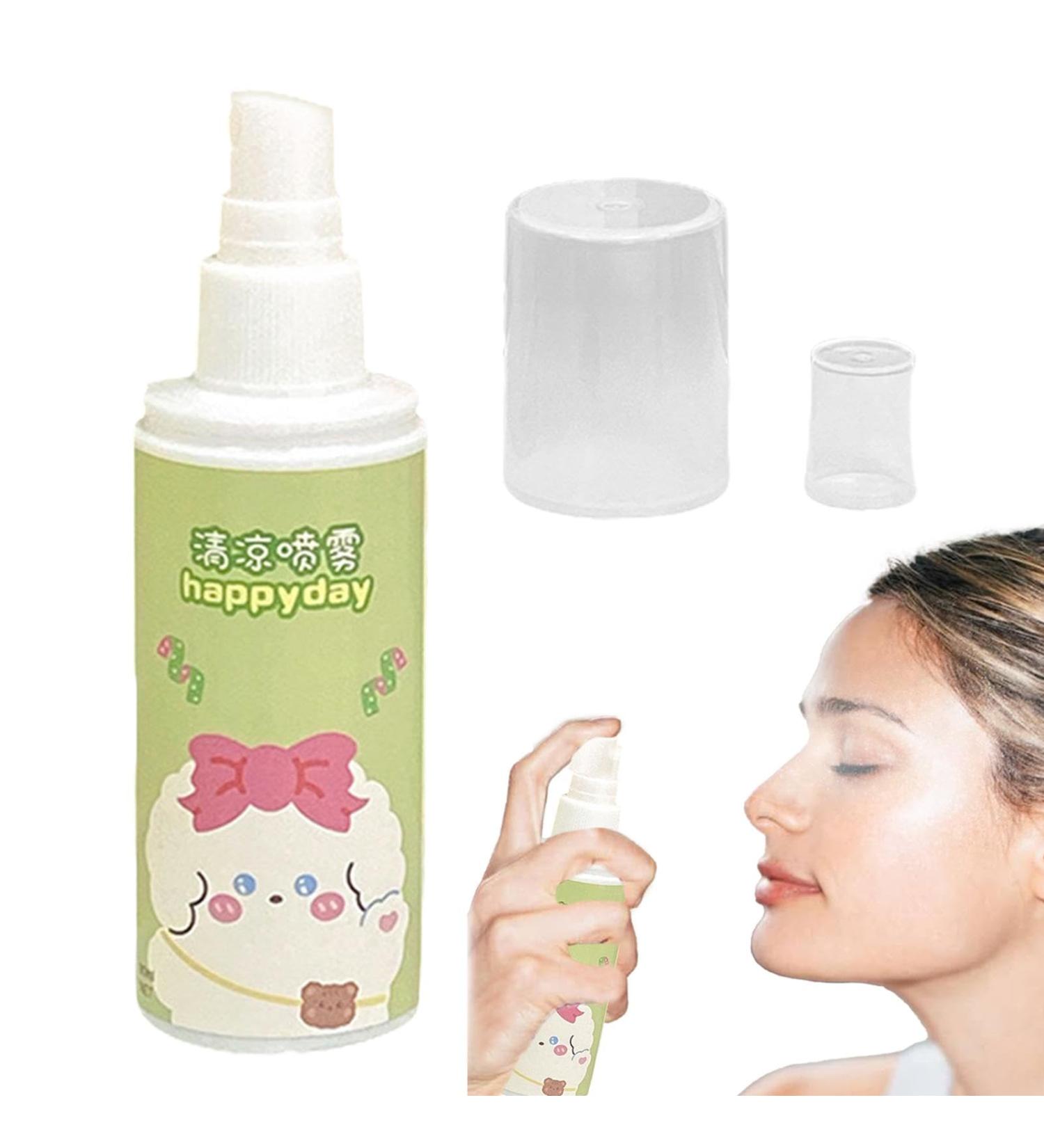 puzzlegame Cool Spray - 80ml Instant Cooling & Nourishing Spray | Instantly Reduce Temperature Spray Small Lightweight Refreshing Protective Skin-friendly Spray For Face And Body green dog - Buy Online on SooperMarket.com