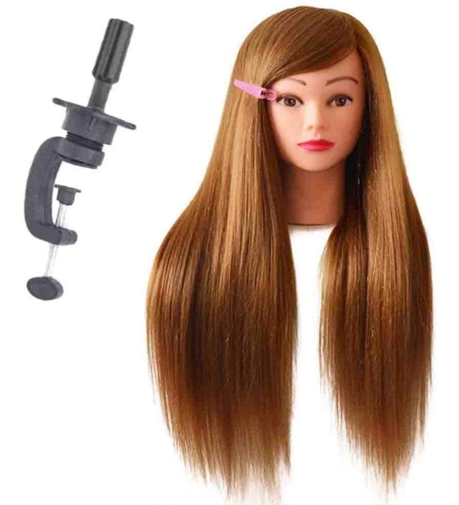 Adjustable Tailor Puppet Female Dummy Head for Hair Styling & Makeup Practice | Salon Training Tool - Buy Online on SooperMarket.com