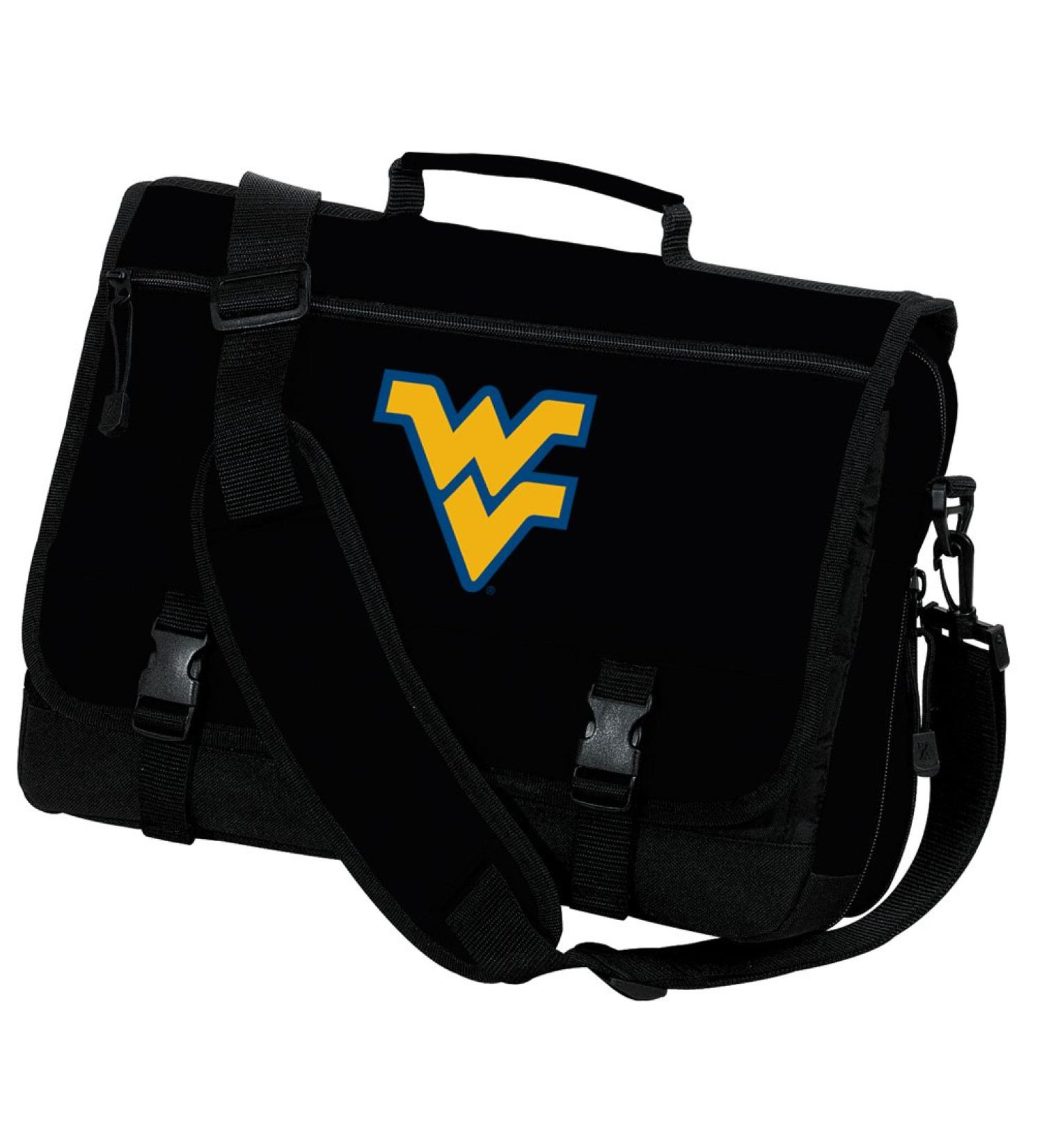 West Virginia University Laptop Bag - Official WVU Computer Messenger Bag - Buy Online on SooperMarket.com