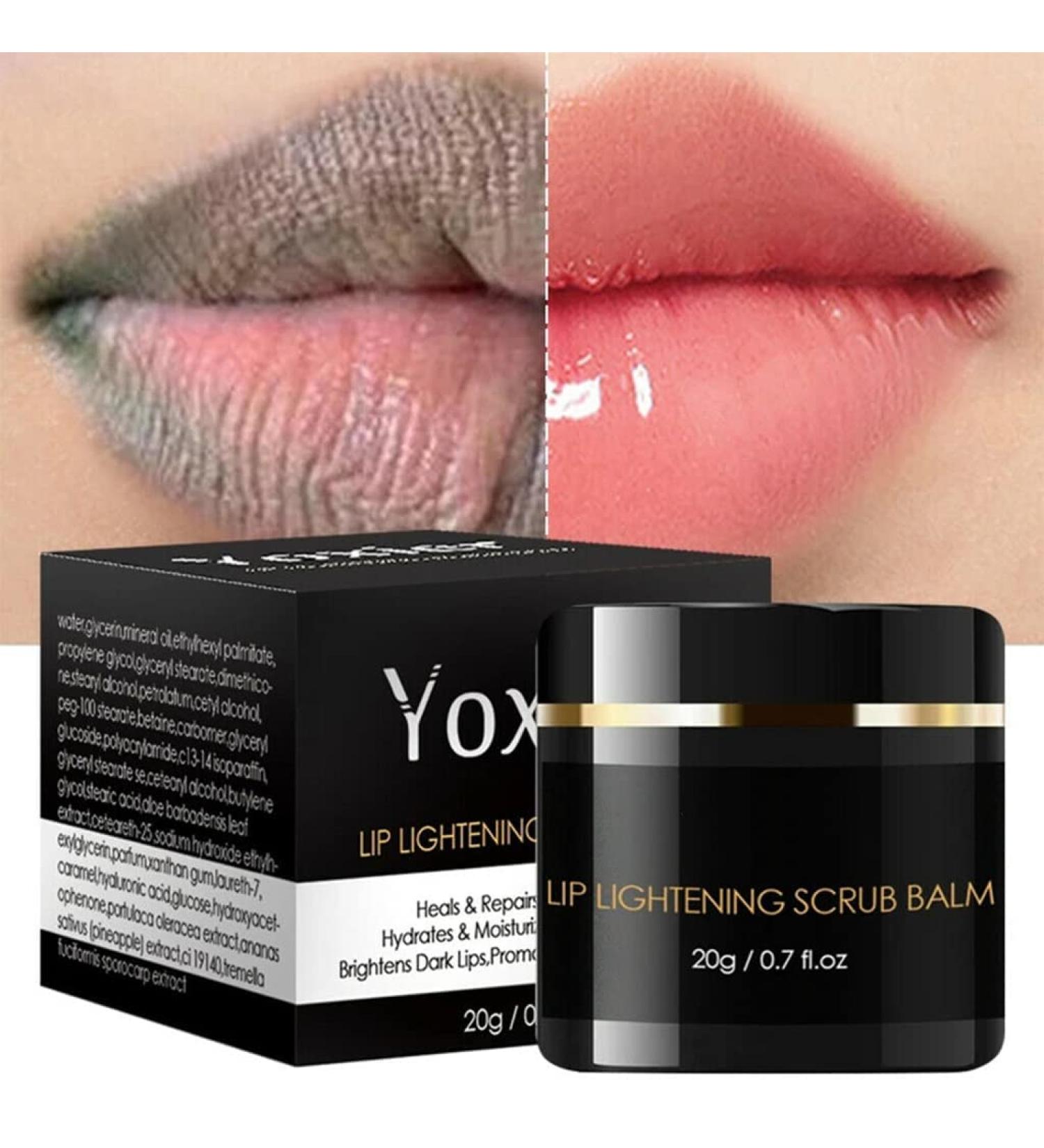 H.D.S.N. Lip Scrub 20g - Natural Exfoliator for Dry & Dark Lips - Moisturizing Balm for Smokers - 0.7 Fl Oz (Pack of 1) - Buy Online on SooperMarket.com