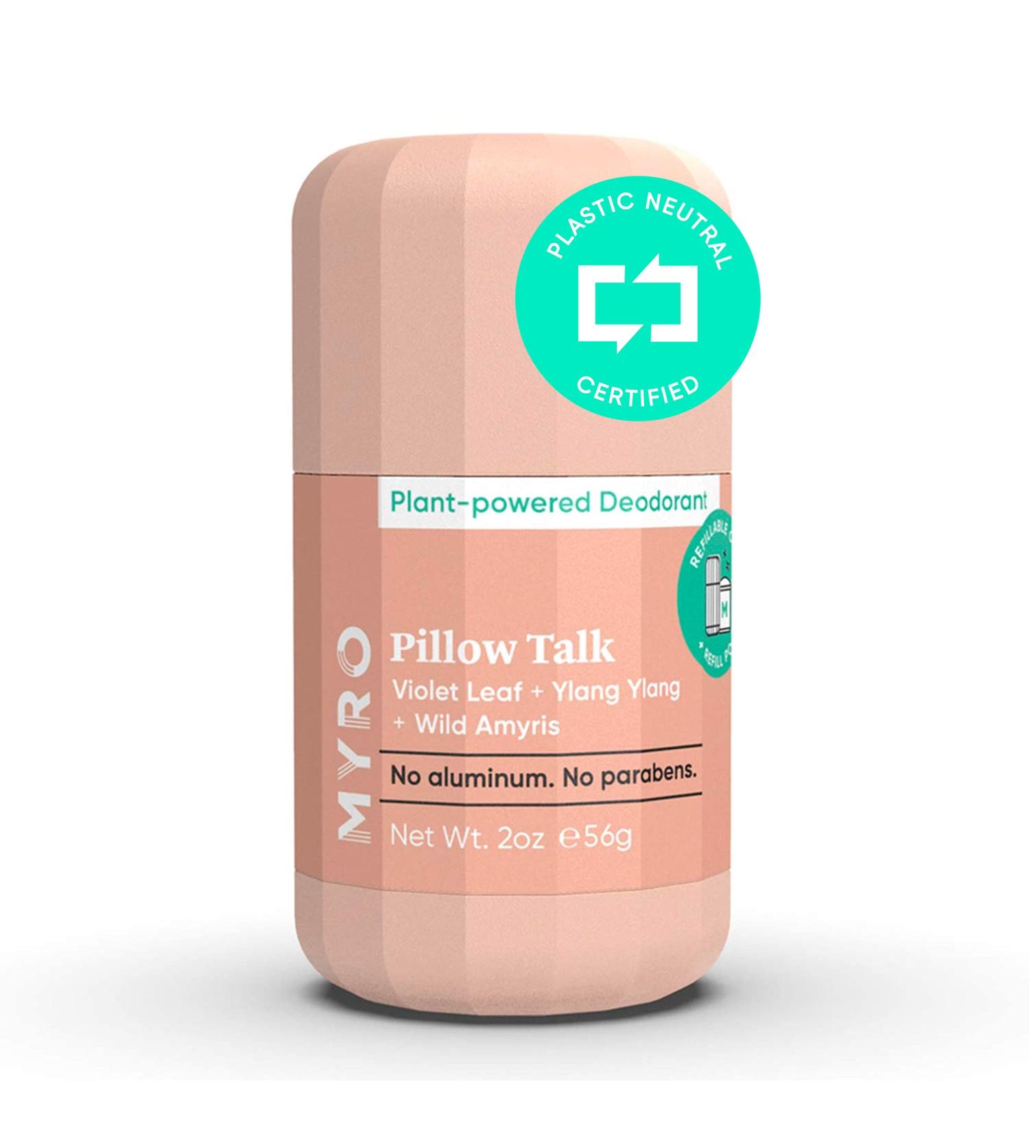 Myro Deodorant | Plant-based, Aluminum and Baking Soda Free, Vegan | 24-Hour Odor Control | Pillow Talk Scent - Buy Online on SooperMarket.com