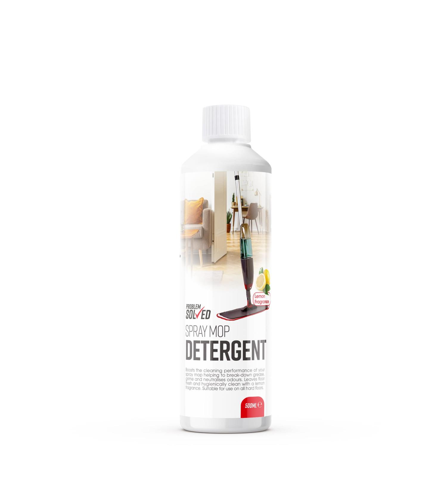 Problem Solved - Spray Mop Detergent Floor Cleaner | Lemon Fragrance | Ready To Use Refill - 500ml Clear - Buy Online on SooperMarket.com