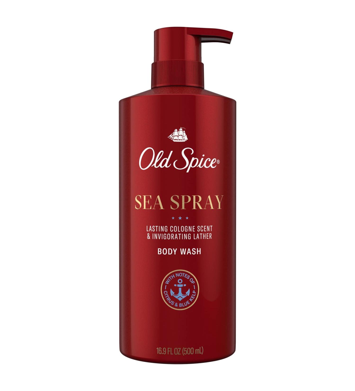 Old Spice Men's Sea Spray Cologne Scent Body Wash 16.9 fl oz - Buy Online on SooperMarket.com