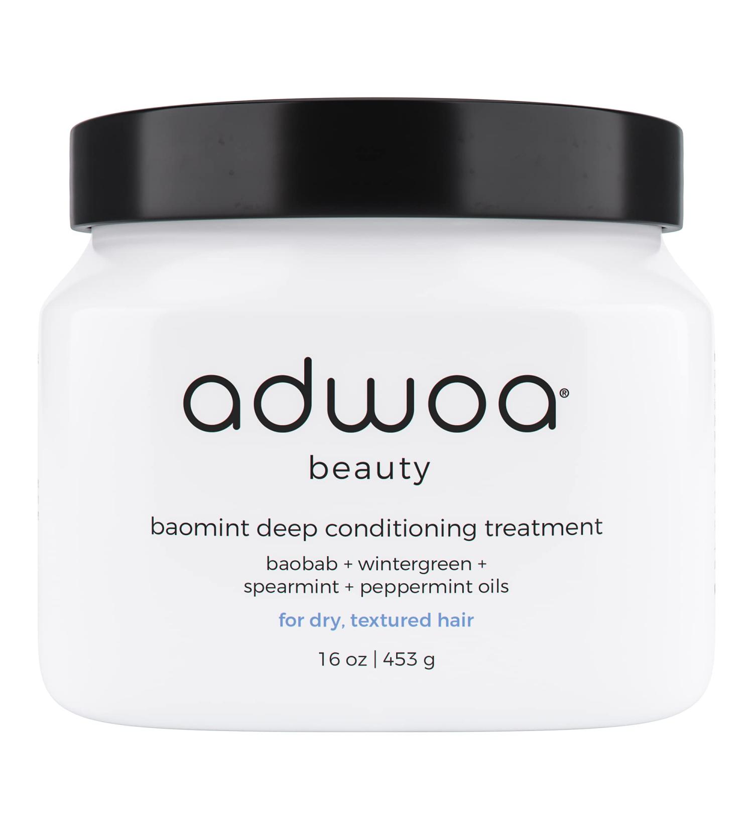 Adwoa Beauty Baomint Deep Conditioning Treatment 16oz - Intense Hydration for Hair - Buy Online on SooperMarket.com