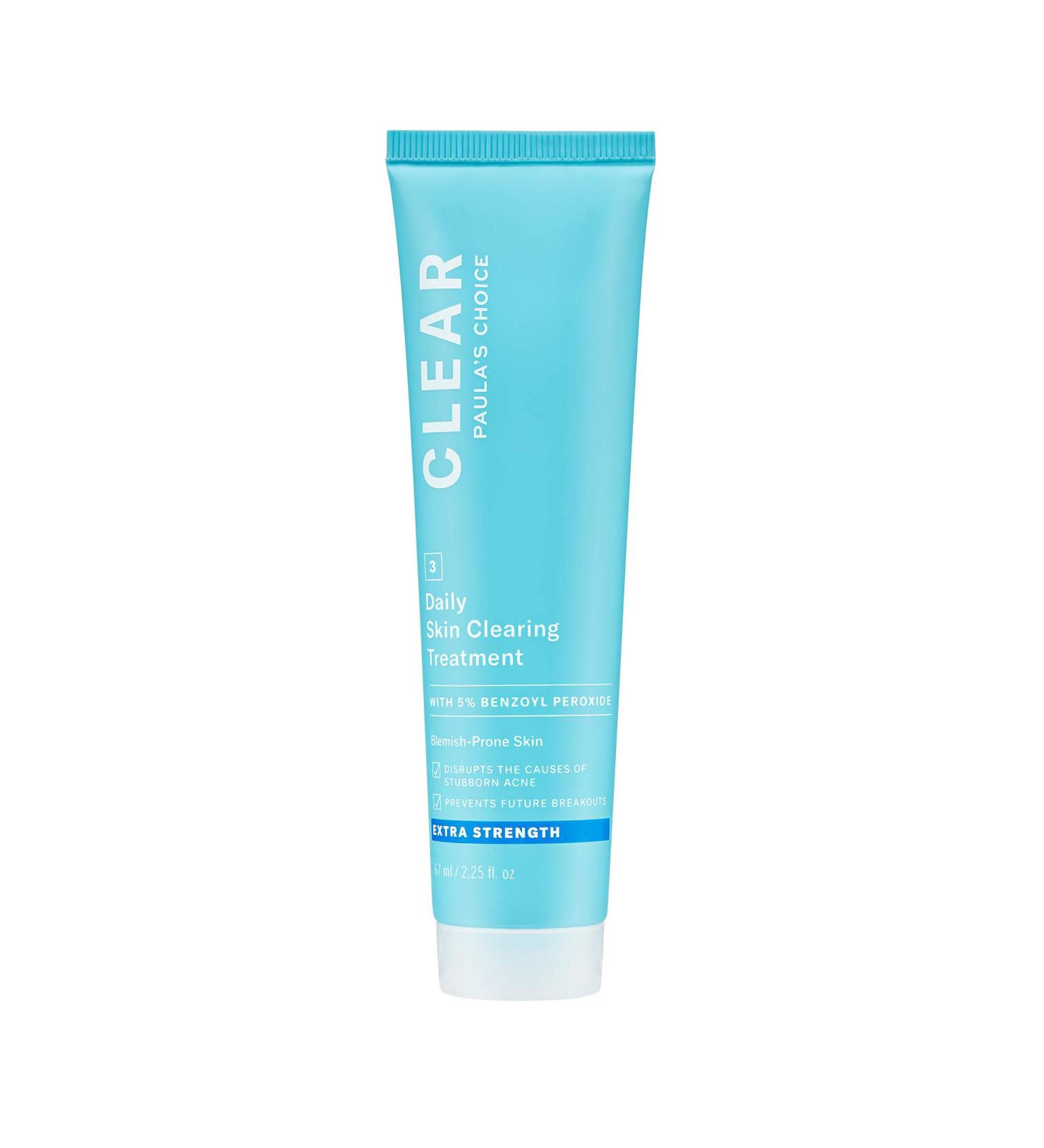 Paula's Choice CLEAR Daily Skin Clearing Treatment with Benzoyl Peroxide - Extra Strength 2.25 Fl. Oz | Acne and Redness Relief - Buy Online on SooperMarket.com