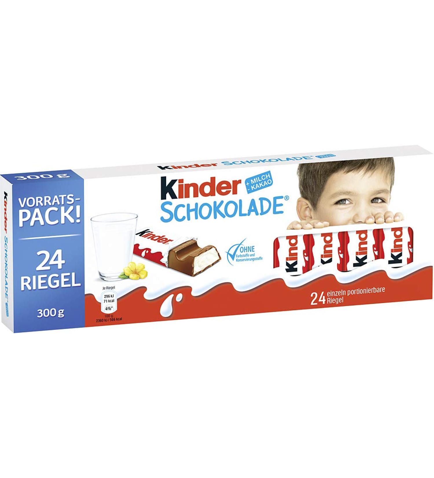 Buy Kinder Chocolate 300g - 24 Pieces (1 Pack) | International Shipping Available - Buy Online on SooperMarket.com