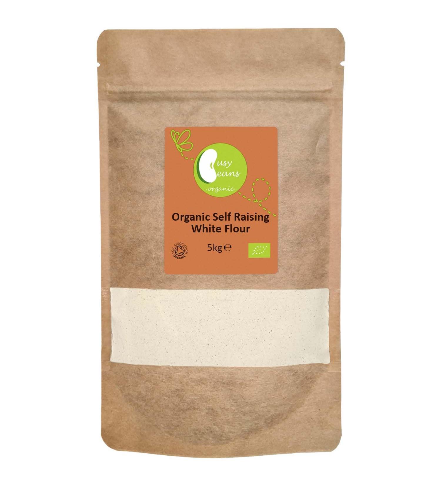 Organic Self Raising White Flour | by Busy Beans Organic (5kg) - Buy Online on SooperMarket.com
