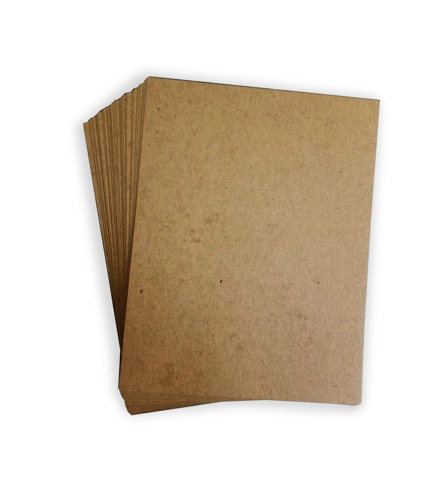 Chipboard Cardboard Sheets - 50 Pack of Medium Weight (8.5 x 11) - Buy Online on SooperMarket.com