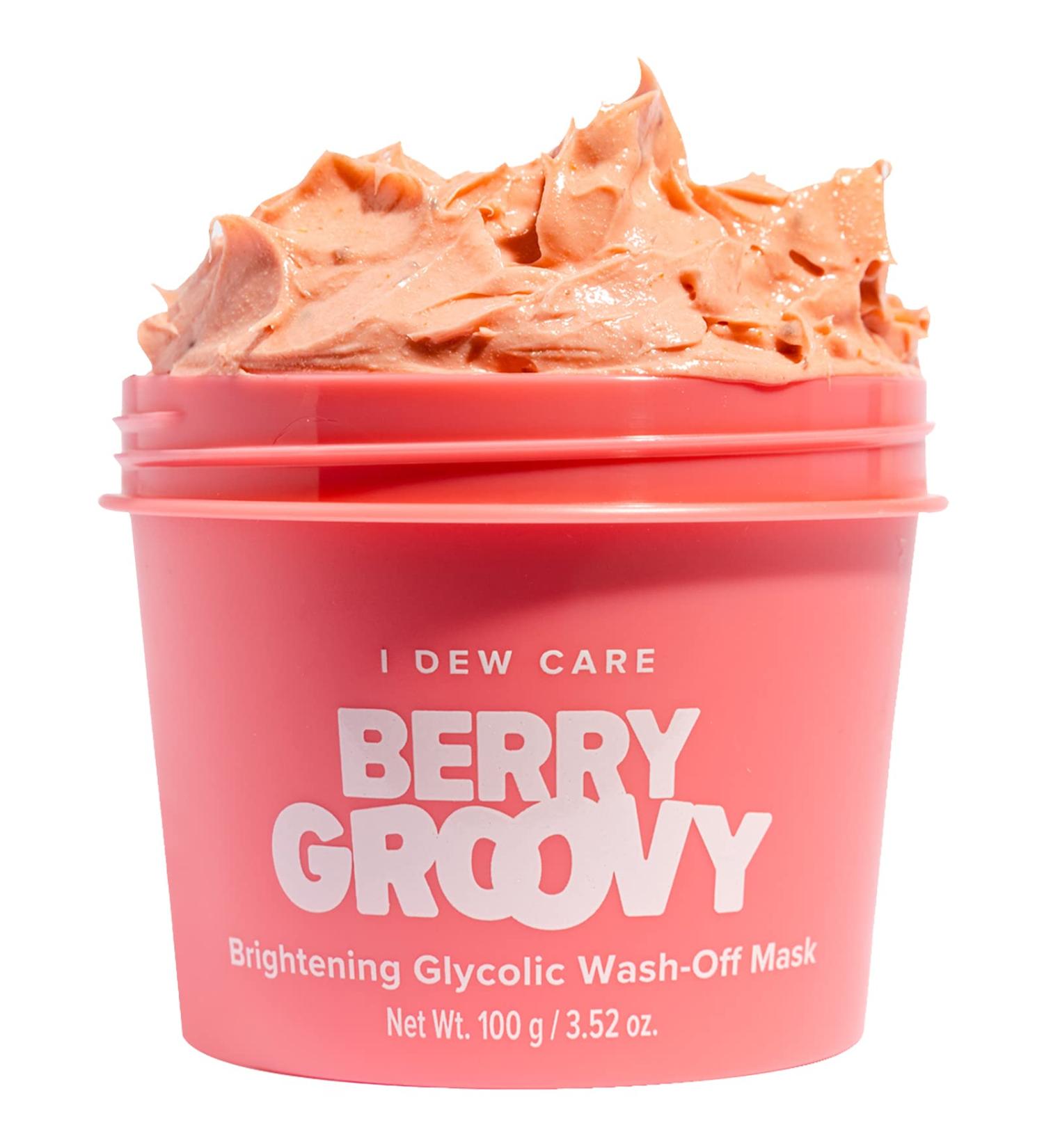 I Dew Care Berry Groovy Brightening Glycolic Mask 3.52 oz - Radiant Skin - Buy Online on SooperMarket.com