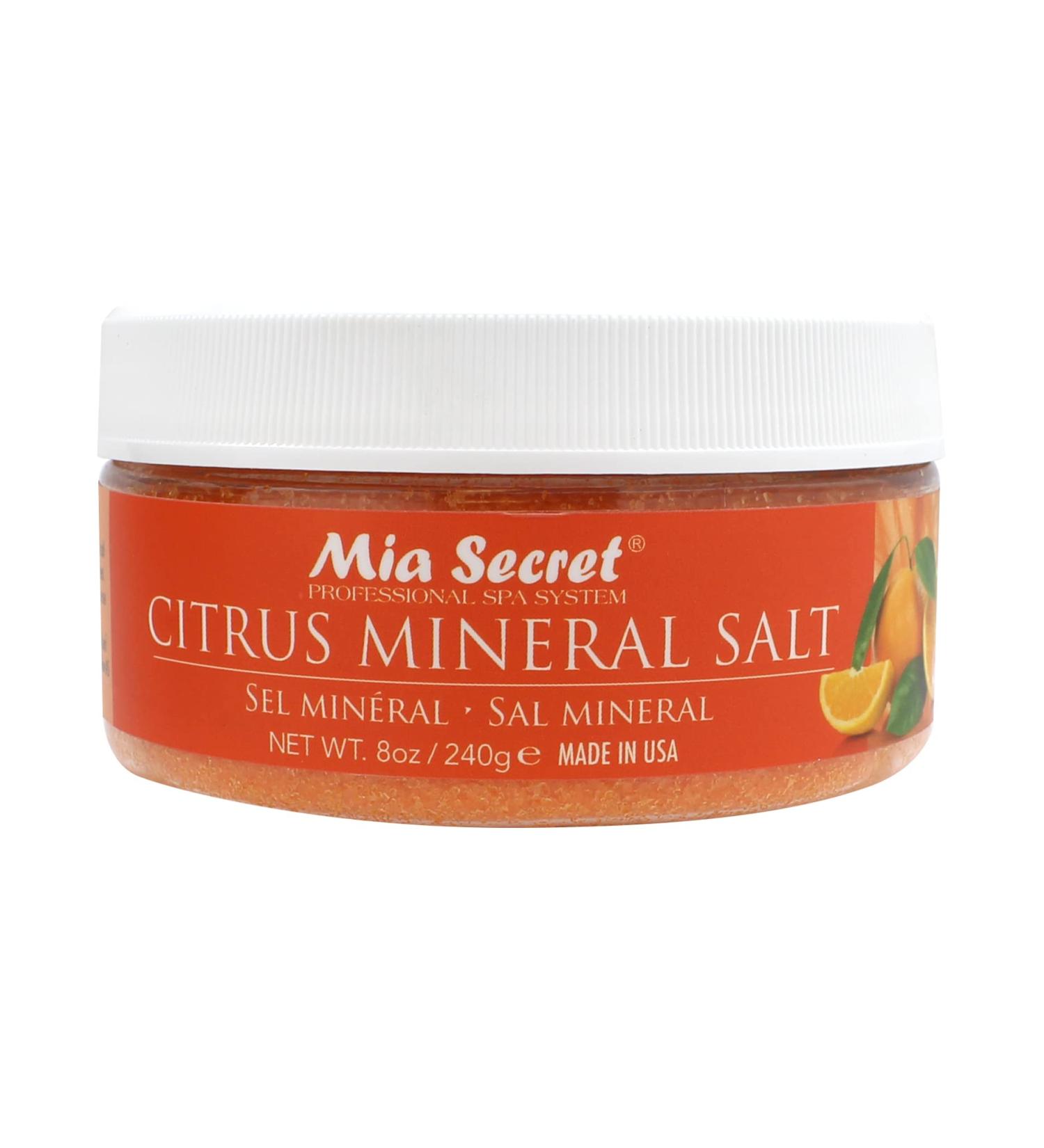 Mia Secret SPA & Body Mineral Salt - Lavender & Citrus 8oz | International Shipping Available - Buy Online on SooperMarket.com