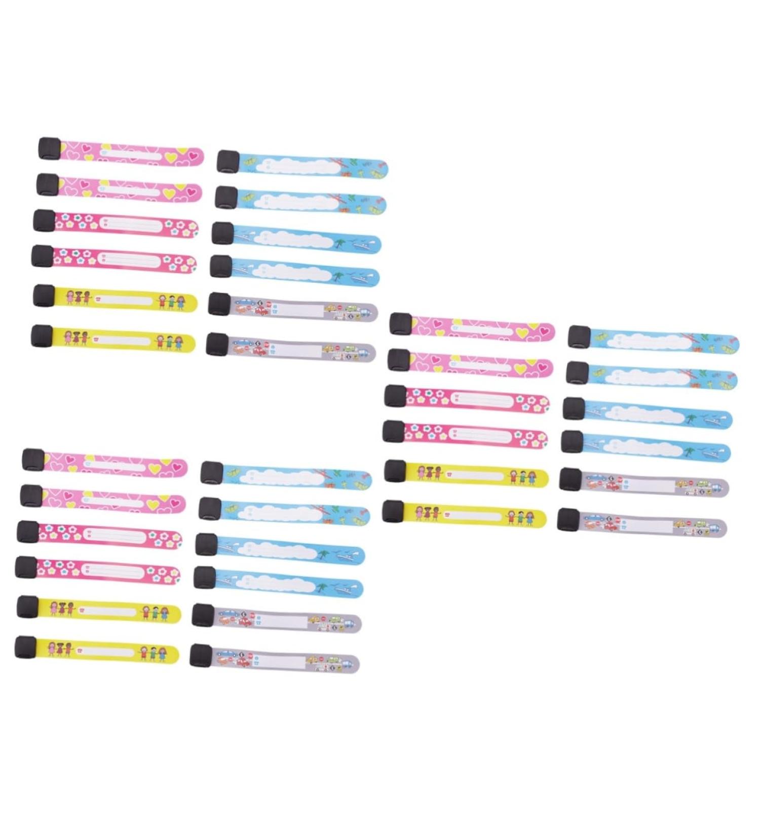 Stobok 72 STK Waterproof Cartoon Bracelets for Kids - Anti-Lost Hand Loop Jewelry Customizable Design - Perfect Gift for Children - Buy Online on SooperMarket.com