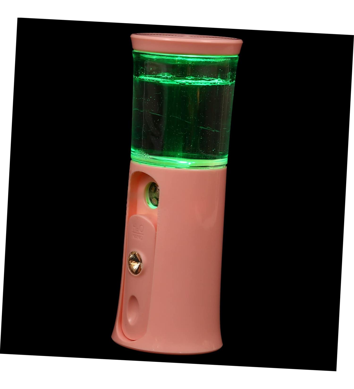 BELLIFFY 1 Set Hydrating Instrument Hydrating Mister Face Steamer Portable Humidifiers Handy Sprayer Abs Pink 12X4.5X4.3cm - Buy Online on SooperMarket.com
