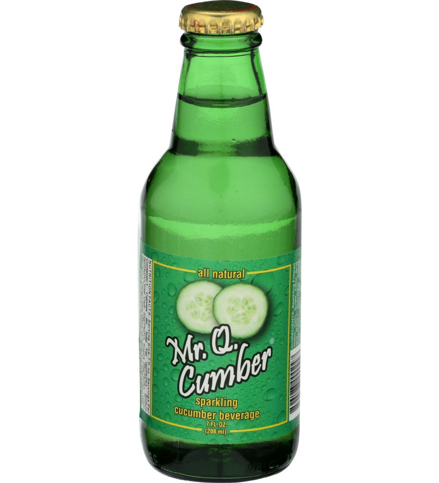 Mr Q Cumber Soda - Refreshing Cucumber Flavor, 7 fl oz | Buy Online - Buy Online on SooperMarket.com
