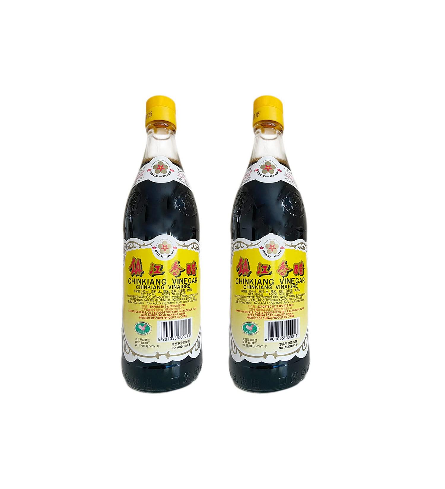 GP Chinkiang Vinegar Black Vinegar 550ml Set of 2 - Buy Online on SooperMarket.com