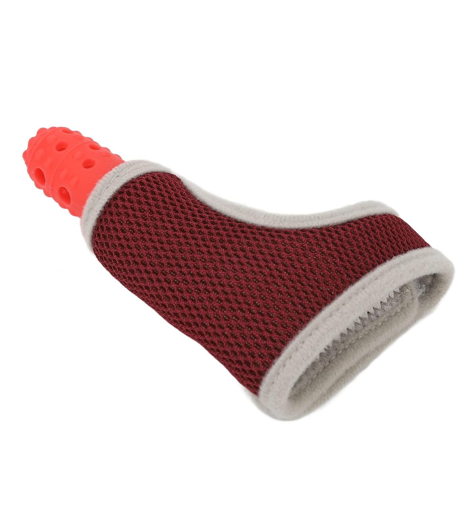 Baby Duvet Suction Finger Protection | Silicone Finger Guard for Toddlers with Breathable Wrist Band | Prevent Thumb Sucking - Buy Online on SooperMarket.com