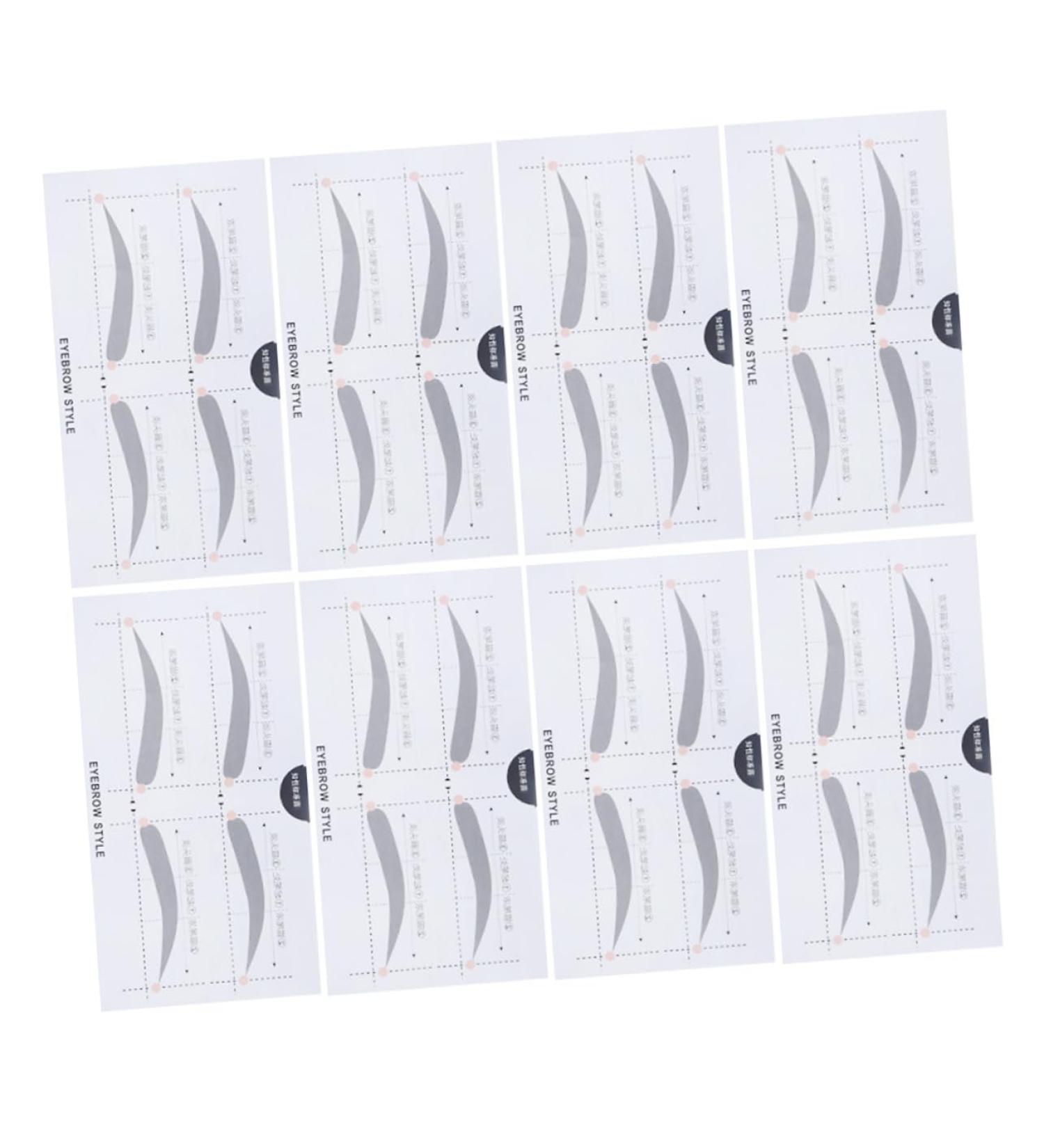 Gogogmee 2 Make up Kits Eyebrow Shaper Stencil Eyebrow Template Eyebrow Stickers A607 Card Simple - Buy Online on SooperMarket.com