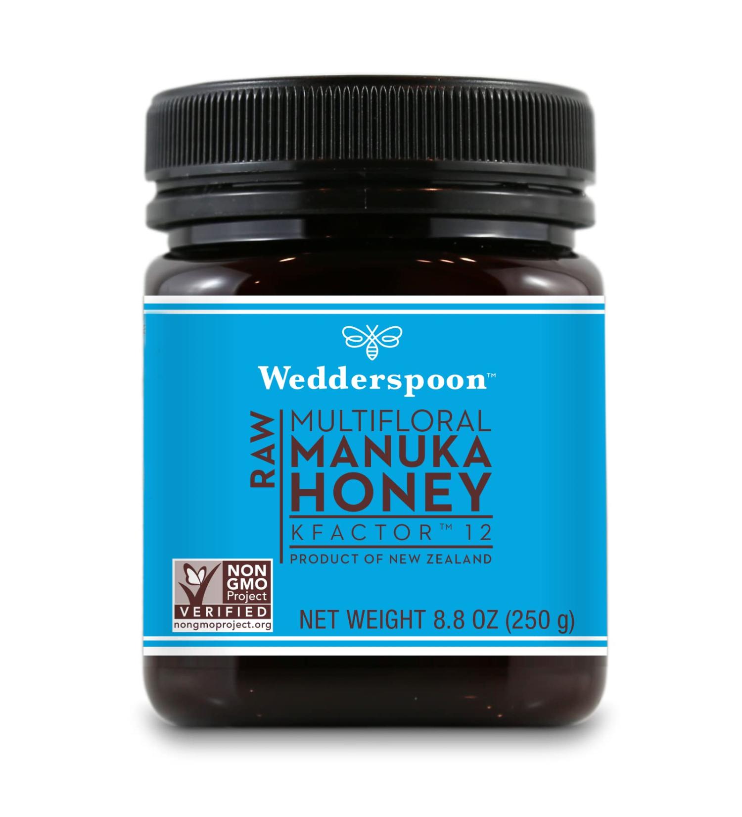 Wedderspoon Raw Manuka Honey KFactor 12 - 8.8 oz - Premium New Zealand Honey - Buy Online on SooperMarket.com