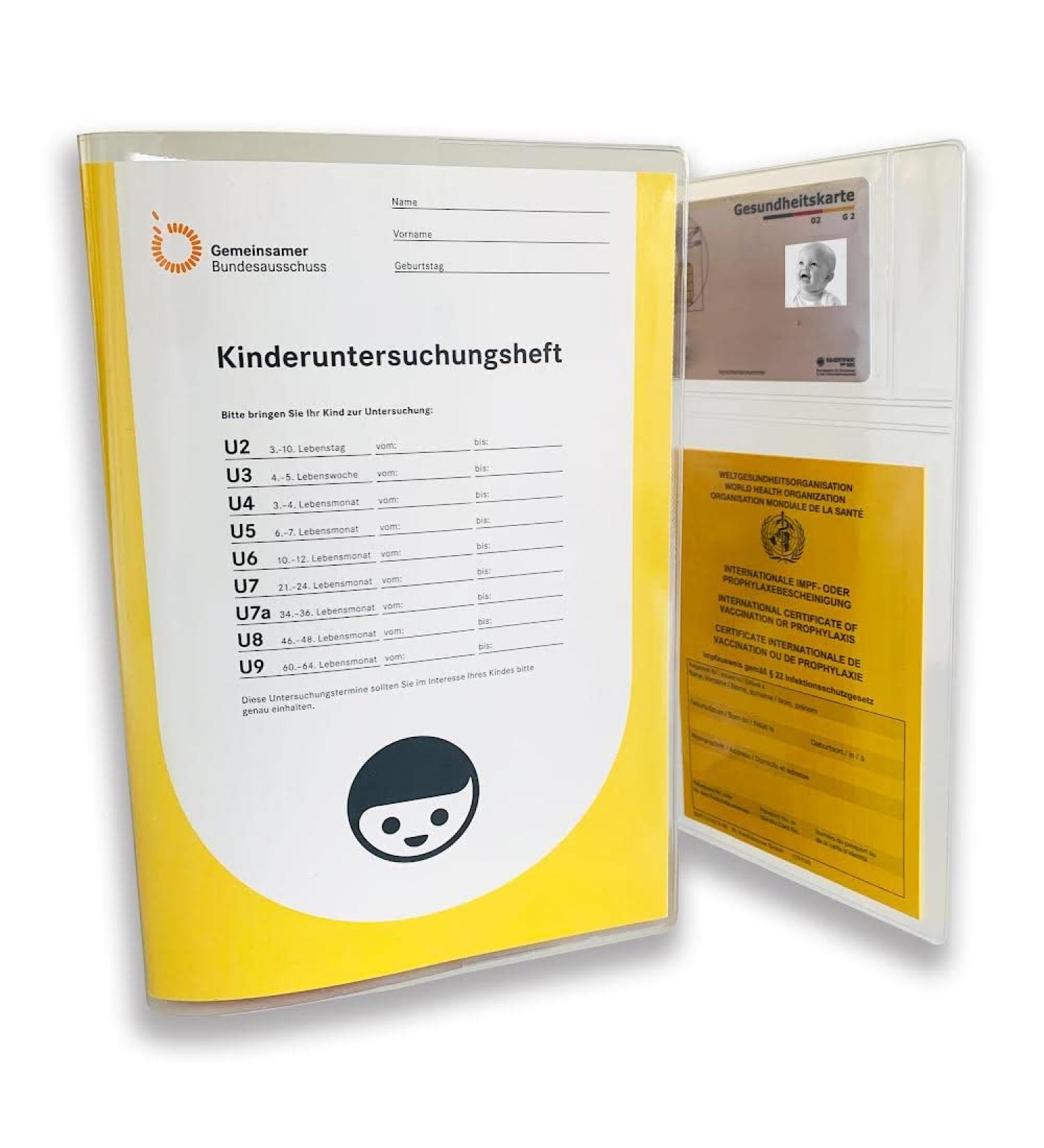 Minilino U-Magazine Shell - Premium 3-Part Protective Cover for Important Documents | Organizer for Booklets | Ideal for Mothers & Babies | Blanko Children's Examination Booklet Case - Buy Online on SooperMarket.com