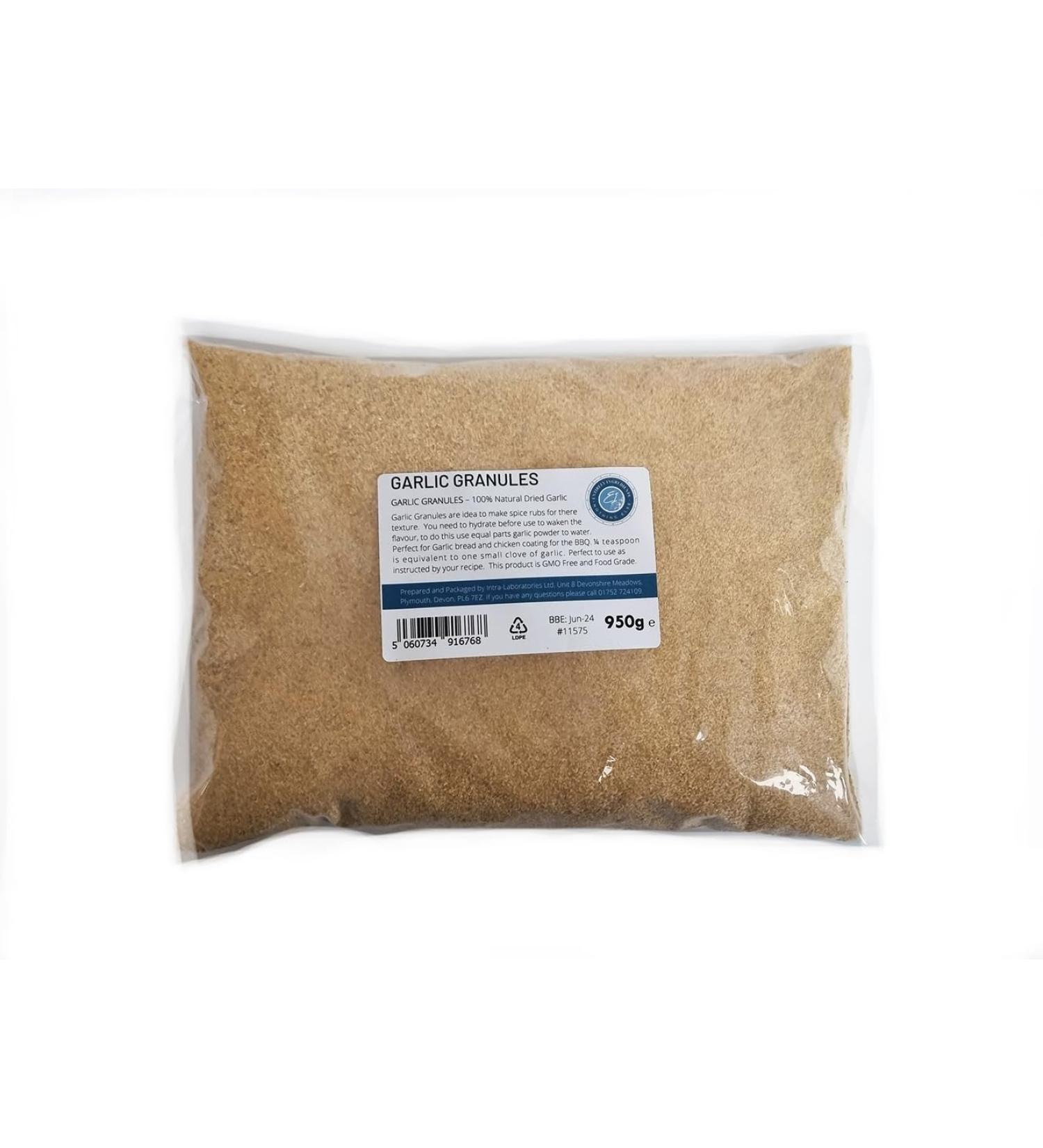 Entirely Ingredients - Garlic Granules 950g - Food Grade - Premium quality - Buy Online on SooperMarket.com