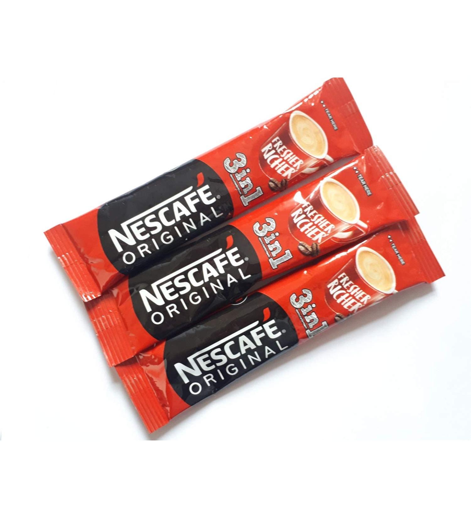 Nescafe 3in1 Original EU Made Long Expiry Date Instant Coffee Sachets 24ct Pack - Buy Online on SooperMarket.com