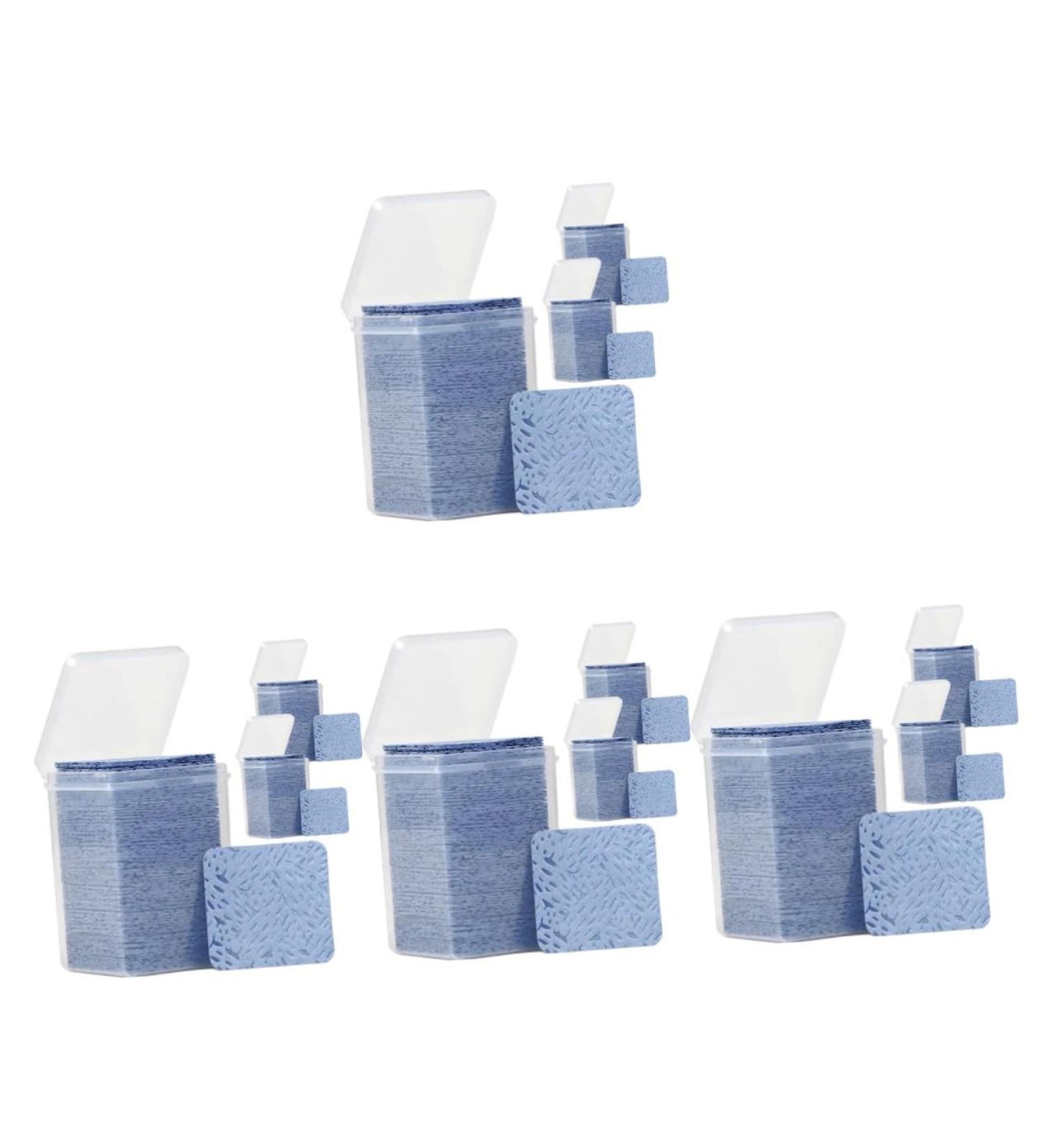 Housoutil 12 Boxes Glue Cleaning Wipes - Makeup Remover Pads Lash Glue Residue Remover & Cotton Pads for Nails - Pink Gel & White Gel Solutions - Buy Online on SooperMarket.com