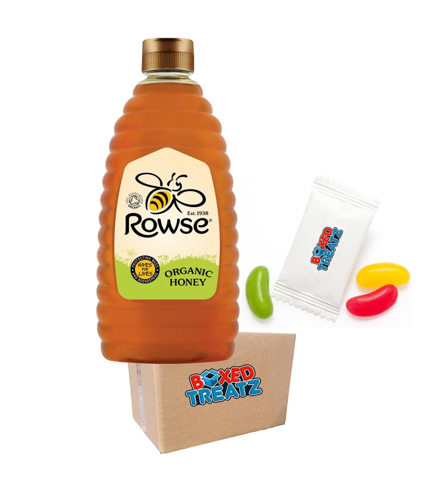 Rowse Organic Honey (1.36kg) Big Squeezy Bottle Natural Sweetener Honey for Cooking Boxed Treatz - Buy Online on SooperMarket.com