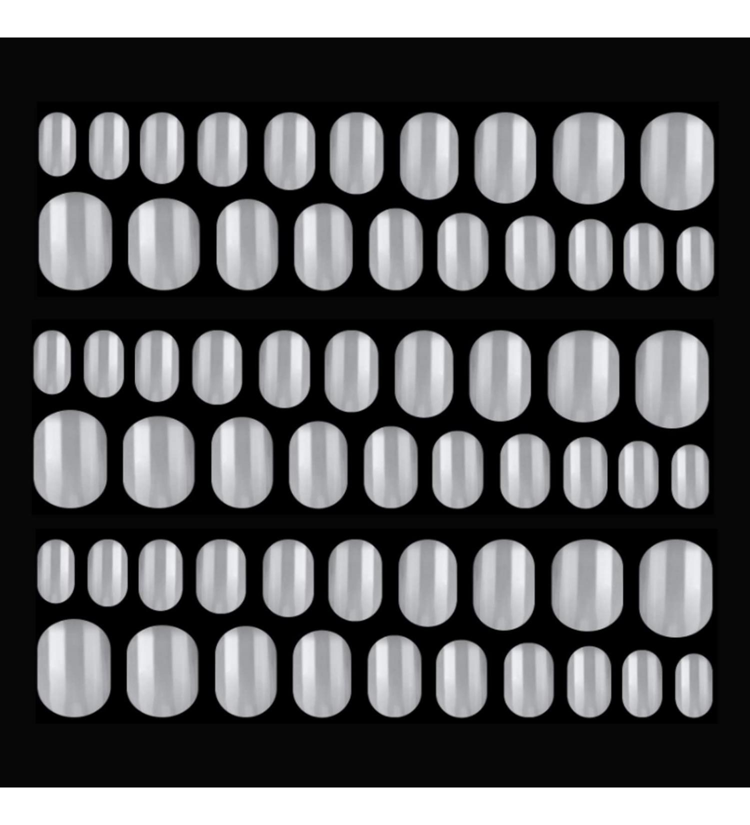 Kalolary 600PCs Children False Nails | Glue-On Artificial Fingernails | Natural Acrylic Nail Tips | Full Cover Short Fake Nails | Perfect Gift for Girls - Buy Online on SooperMarket.com