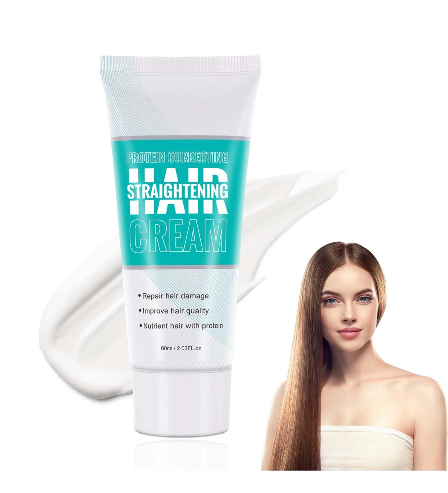 Trendyfave Hair Straightening Cream Keratin Hair Treatment Silk & Gloss Collagen Hair Smoothing Cream Protein Hair Treatments for Fast Nourishing & Smoothing Curly Hair Hair Cream for Women - Buy Online on SooperMarket.com